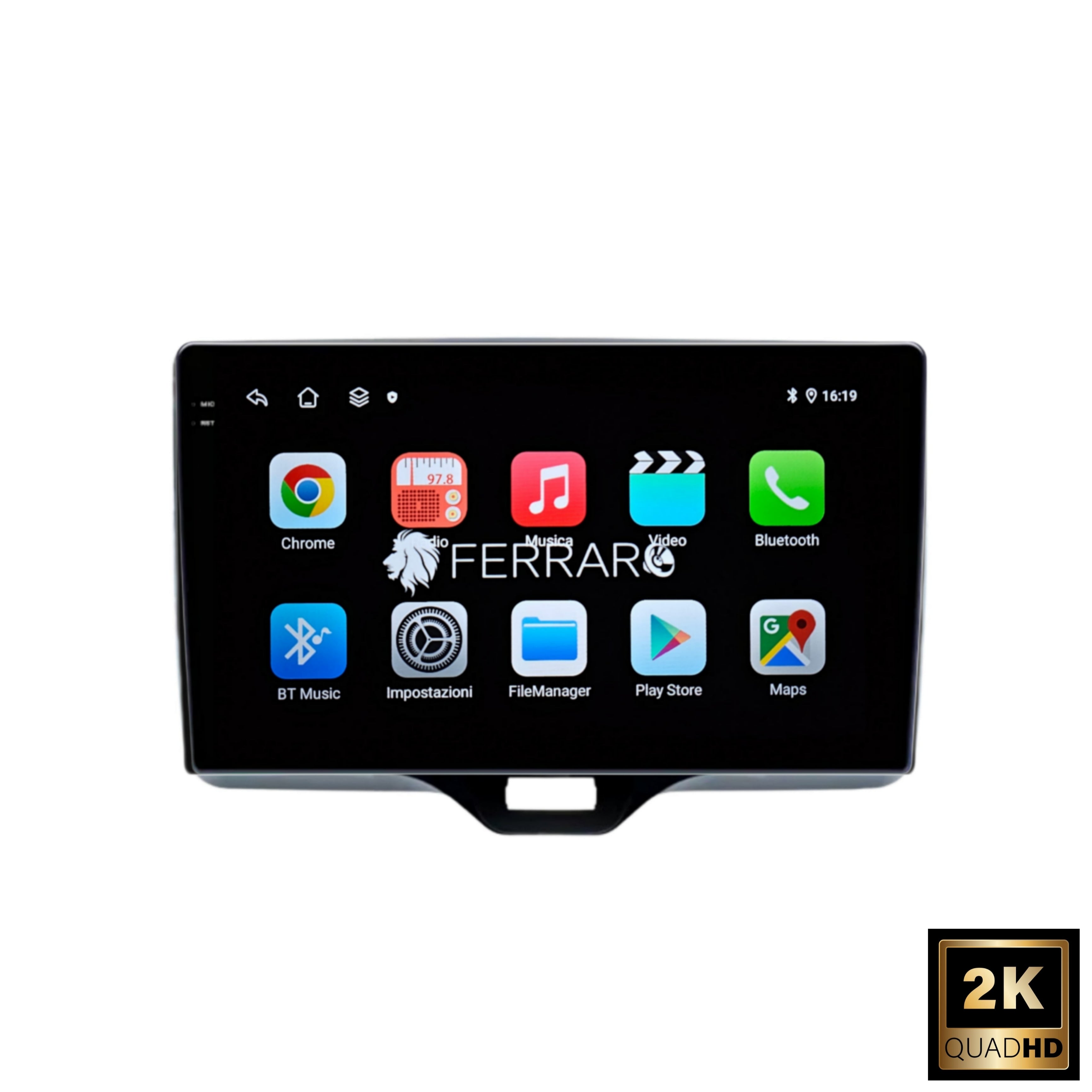 Autoradio per Toyota Yaris, Cross 10.1" 2K (2020-2025) Android, Bluetooth, CarPlay, Android Auto, 4/64GB Ram