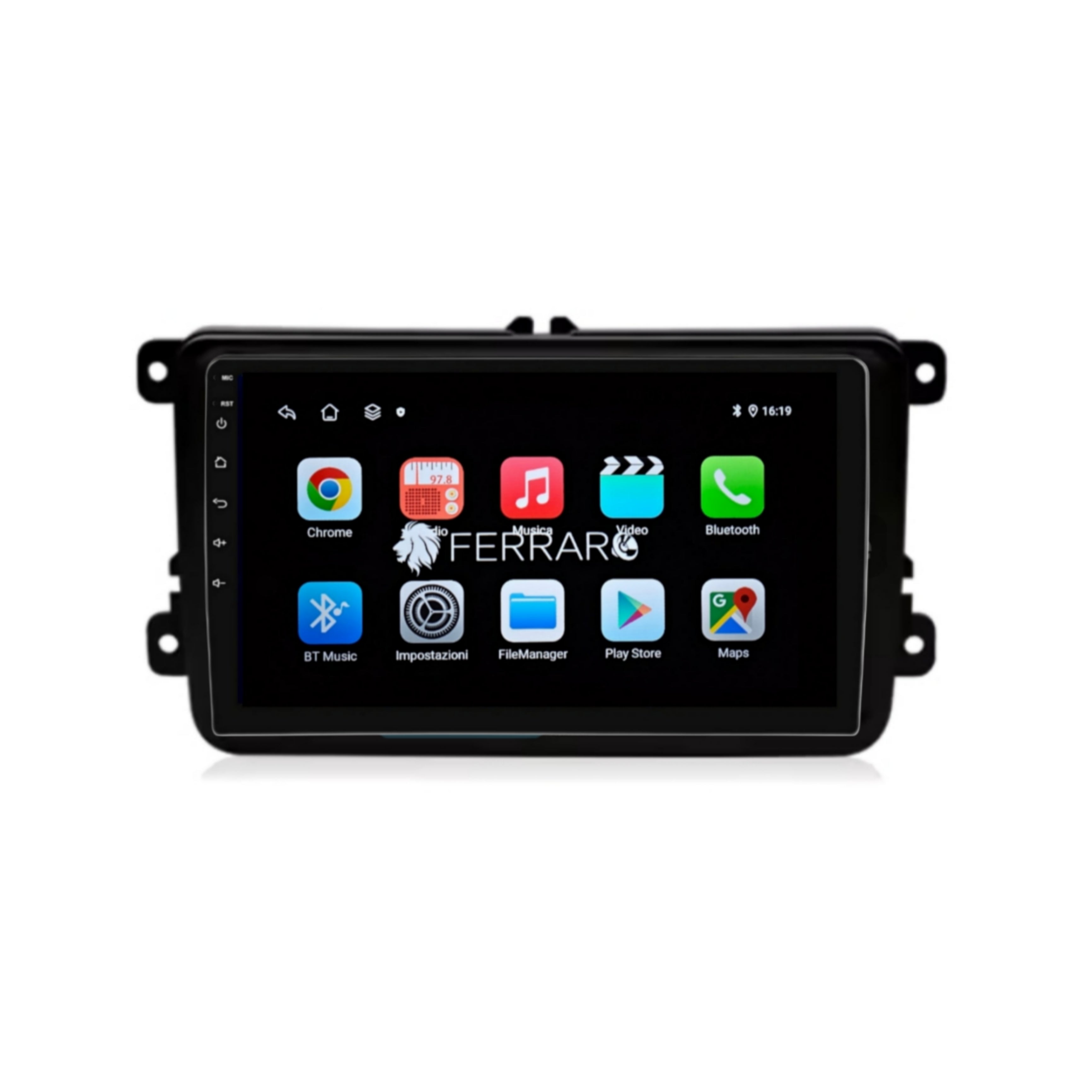 Autoradio per Volkswagen, Seat, Skoda 9", Android, Bluetooth, CarPlay, Android Auto, 2GB/4GB/6GB/8GB Ram