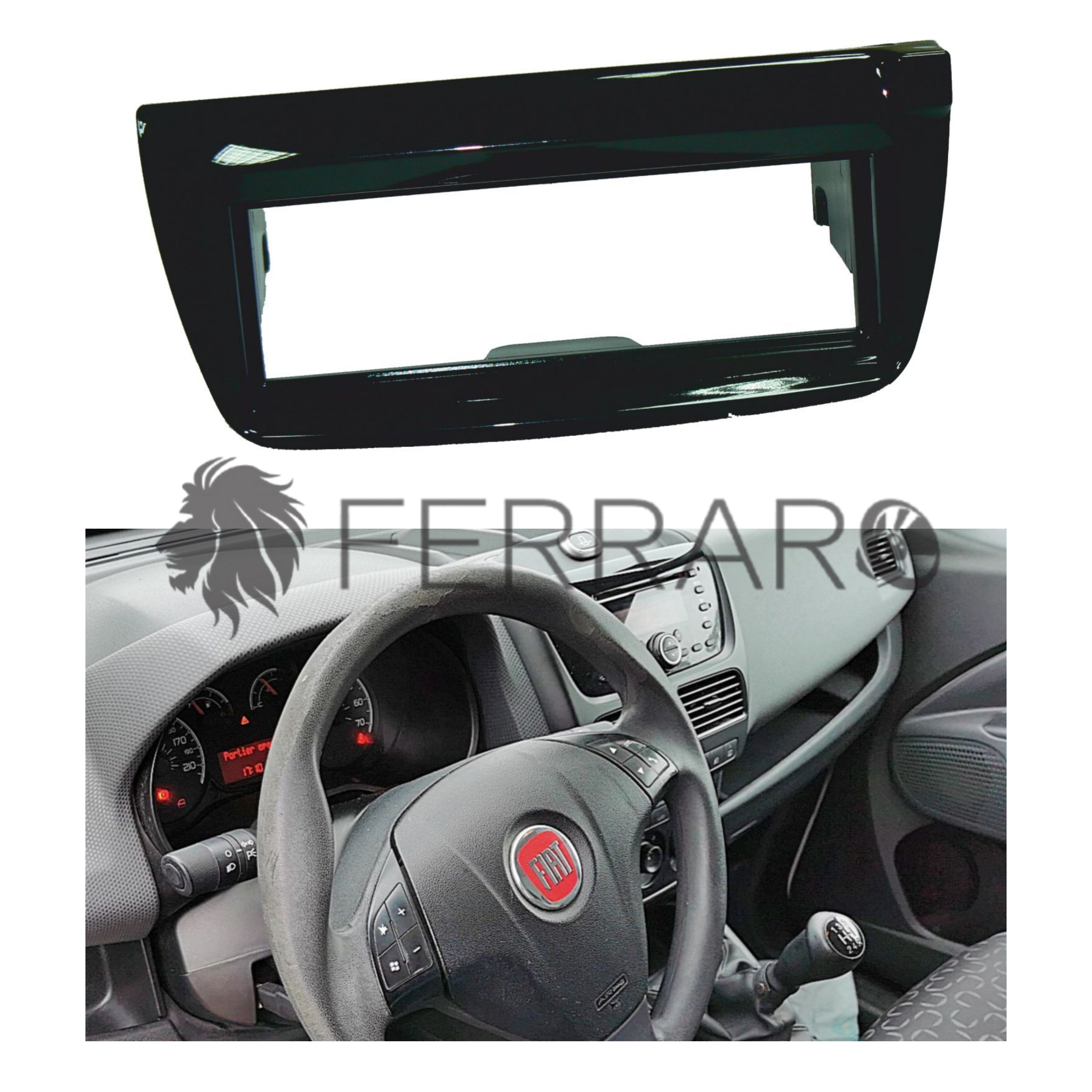 Mascherina 1DIN per Fiat Doblo dal (2010-2014)