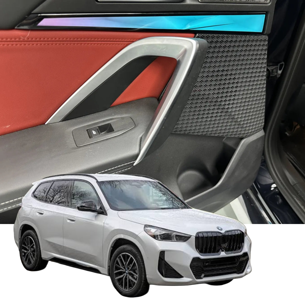 (PRENOTA) Ambient Light per BMW U11, U13, X1, IX1, IX2, IX2 (2022>), 256 Colori, APP
