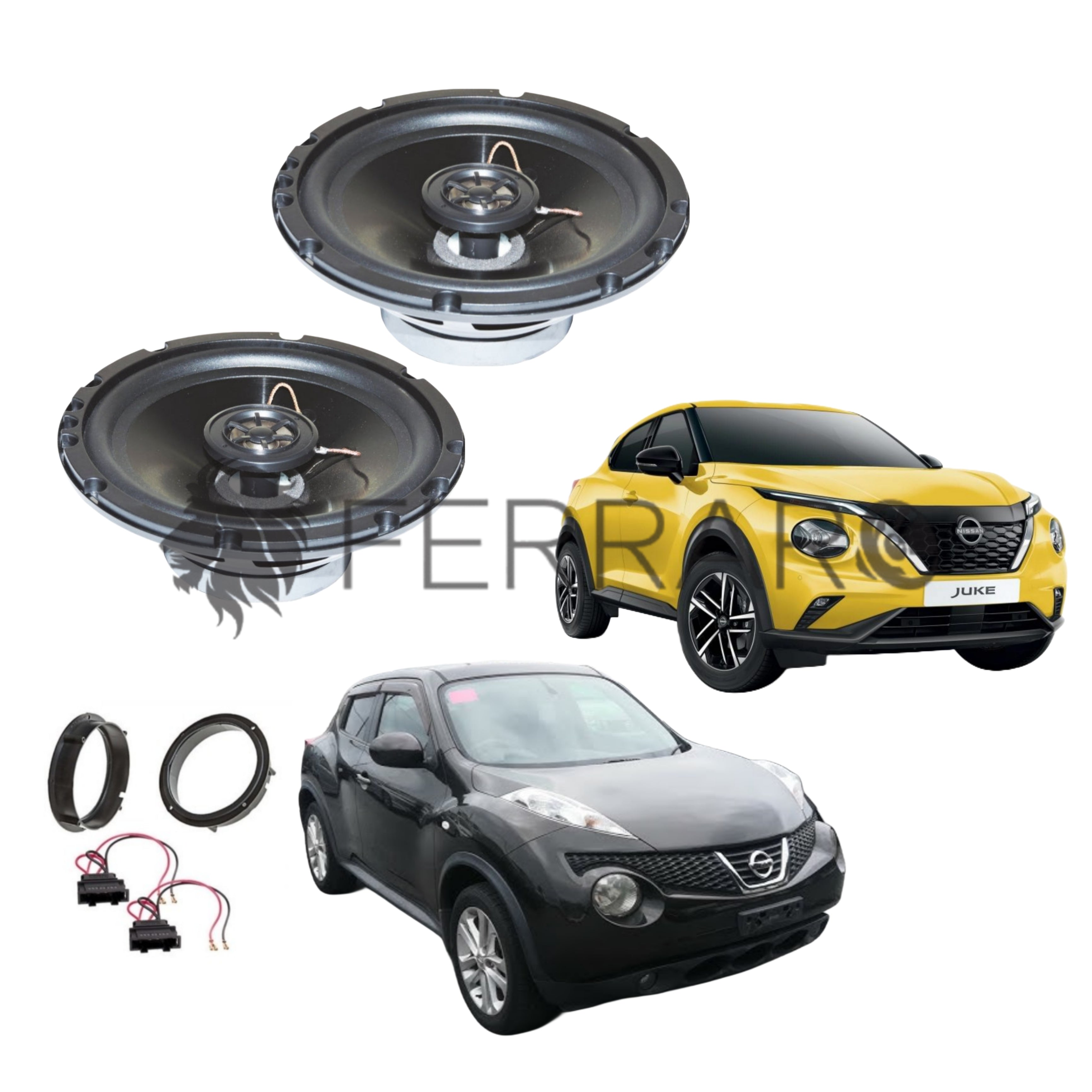 FerraroStore Kit 2 Altoparlanti, ASC-652PC, Anteriore, Nissan Juke dal 2010>