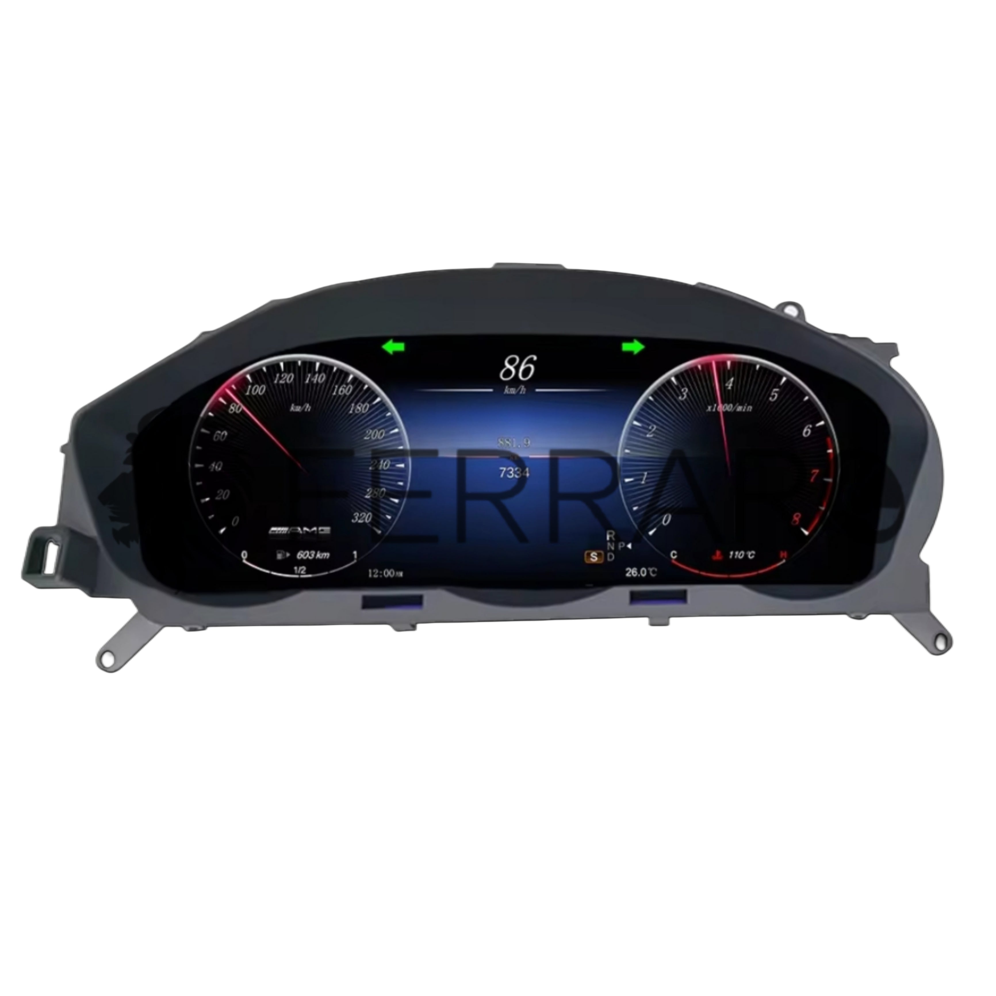 (PRENOTA) Virtual Cockpit 12.3" per Mercedes Classe C W204, NTG 4.0 (2007-2011), HD Ultra, CarPlay e Android Auto