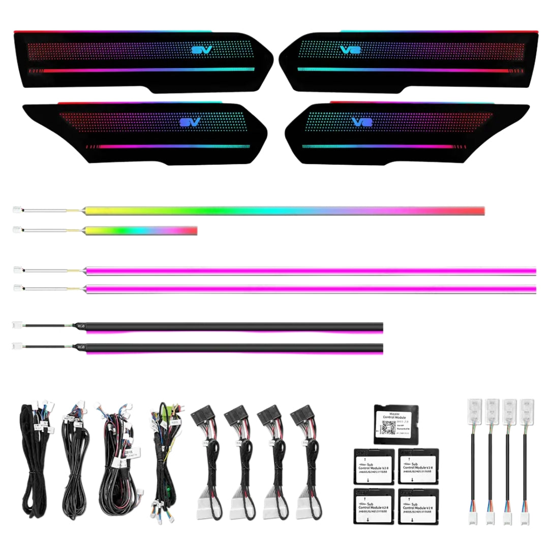 (PRENOTA) Ambient Light per Land Rover Range Rover Sport (2023-2025), 256 Colori, APP