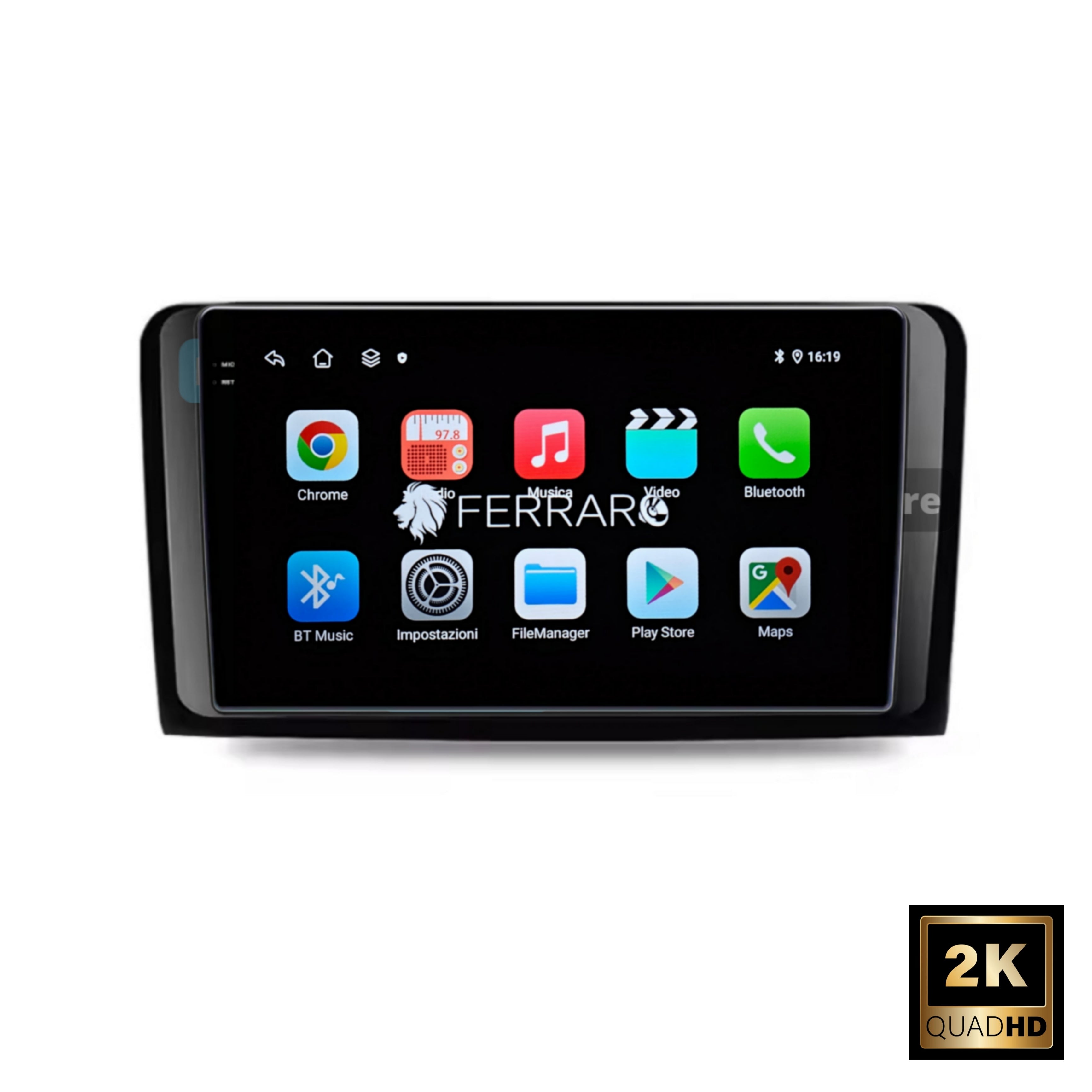 (PRENOTA) Autoradio per Mercedes ML, GL X164 9" 2K (2005-2012) Android, Bluetooth, CarPlay, Android Auto, 12/256GB Ram