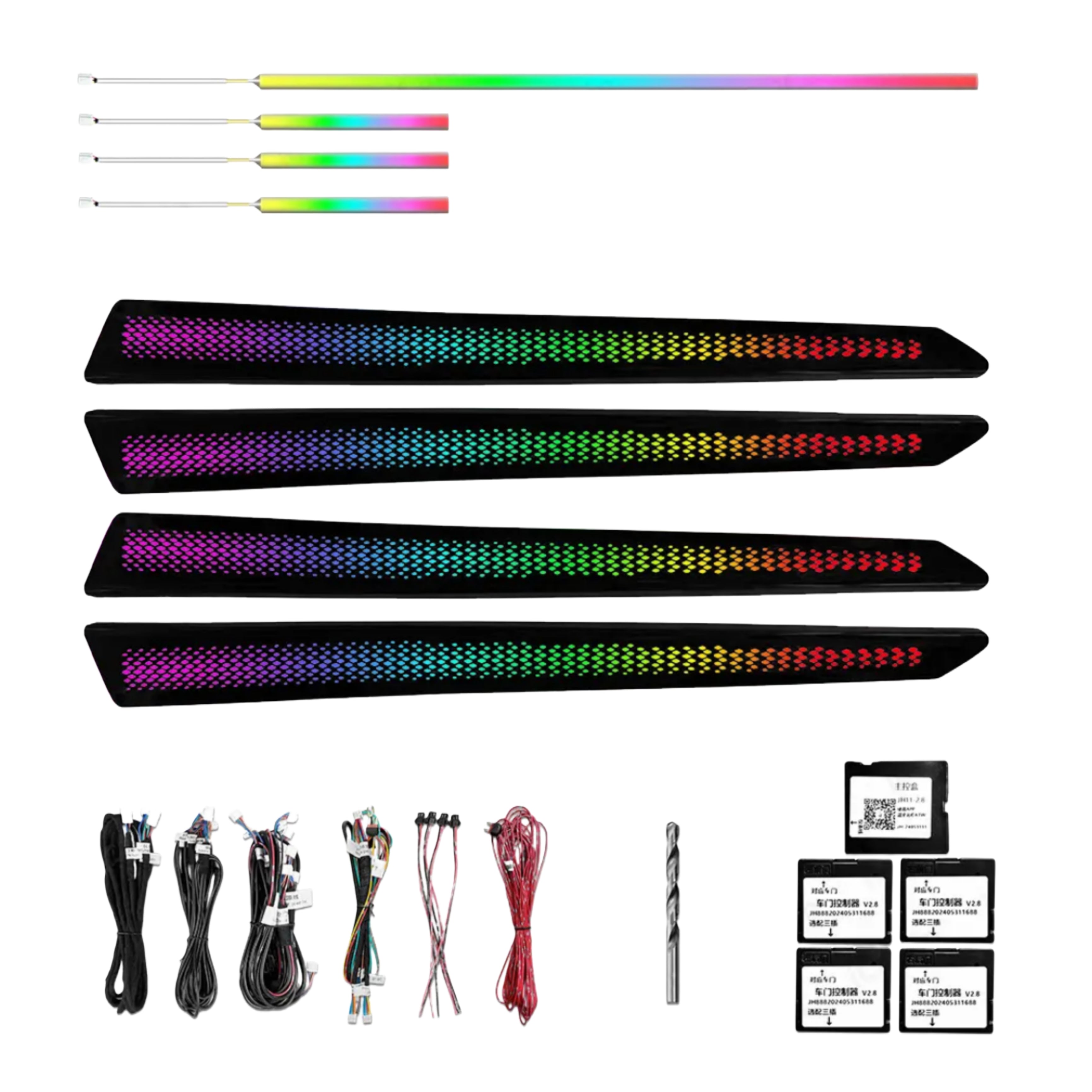 (PRENOTA) Ambient Light per BMW X1 U11 (2023>), 256 Colori, APP