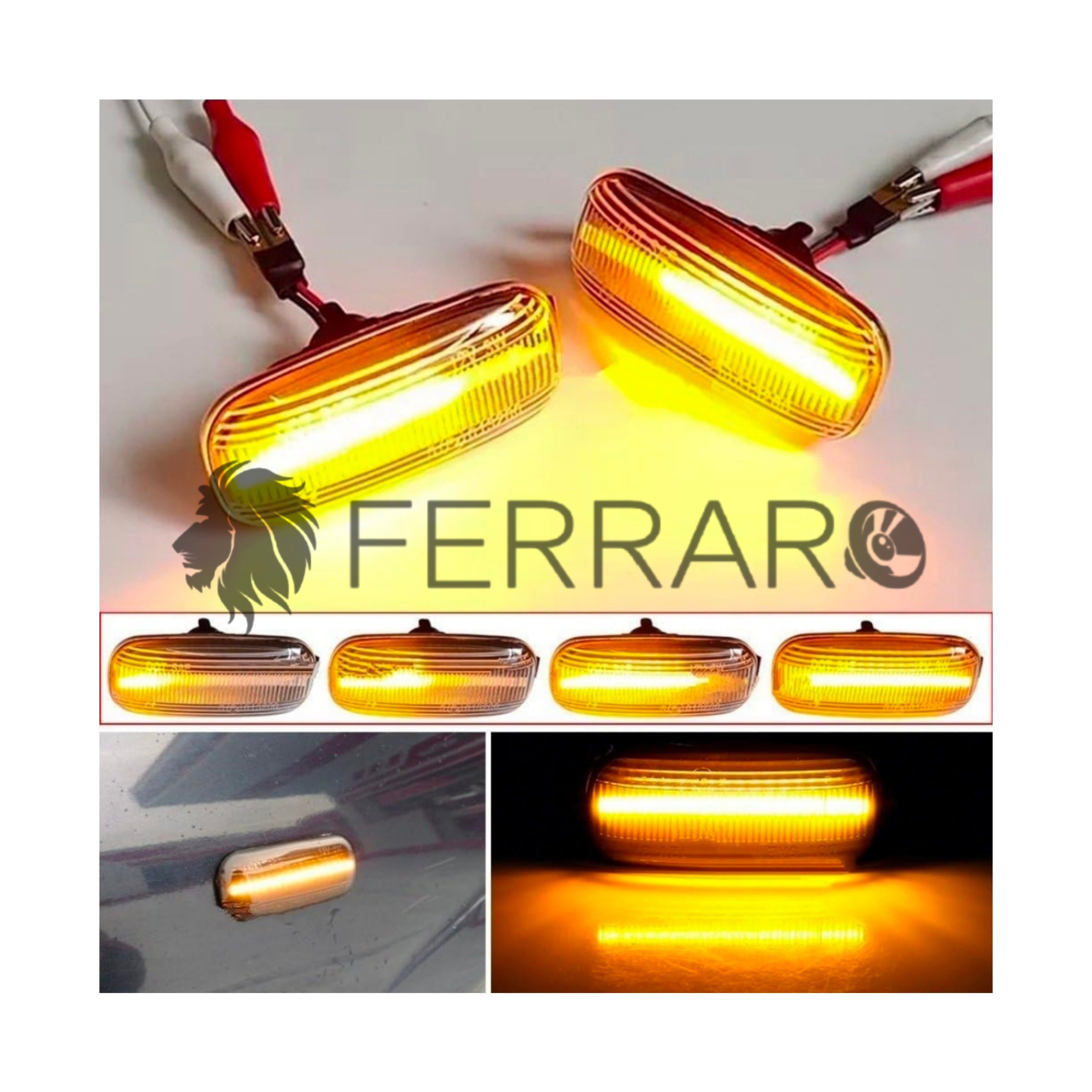 (PRENOTA) Indicatore Direzione Led per Audi A3 S3 8P A4 B6 B8 B7 S4 RS4 A6 S6 C5 C7, Plug and Play