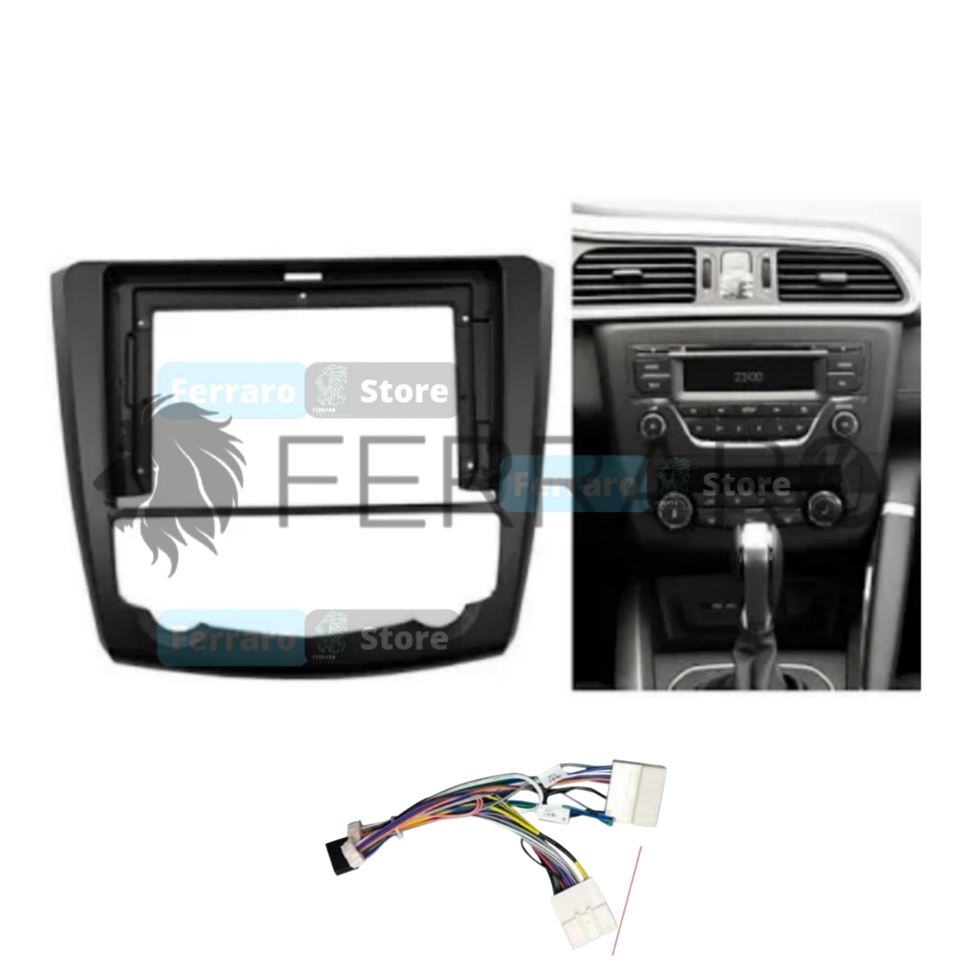 Kit Montaggio Autoradio 9"Pollici Renault Kadjar (2015-2022) Mascherina, Cablaggio per Autoradio Android