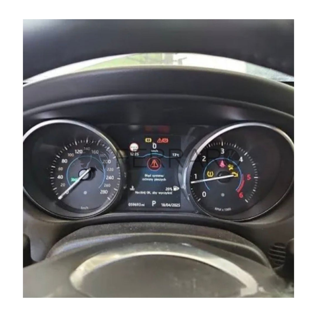 (PRENOTA) Virtual Cockpit 12.3" per Jaguar E-Pace (2017-2021), HD Ultra, CarPlay e Android Auto