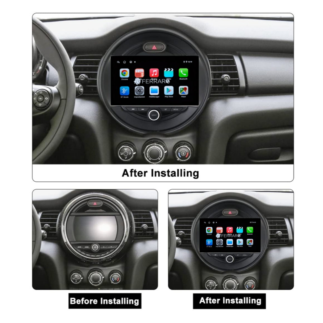 Autoradio per Mini F55, F56, F57 9" (2014-2018) Android Bluetooth, CarPlay, Android Auto, 2GB/4GB/6GB/8GB Ram