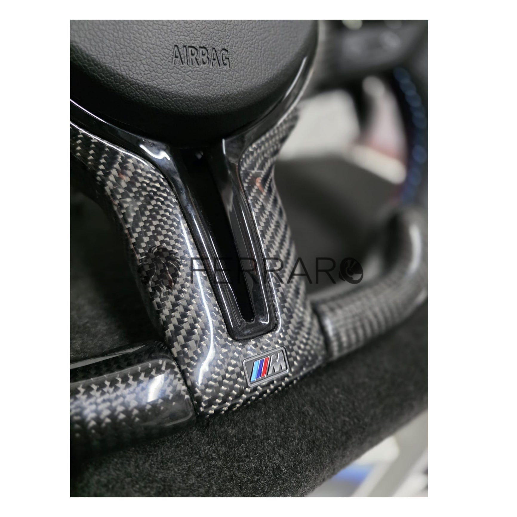 (PRENOTA) Volante Sportivo per BMW Z4 E89 (2009-2016), Carbonio, Customizzato in Pelle