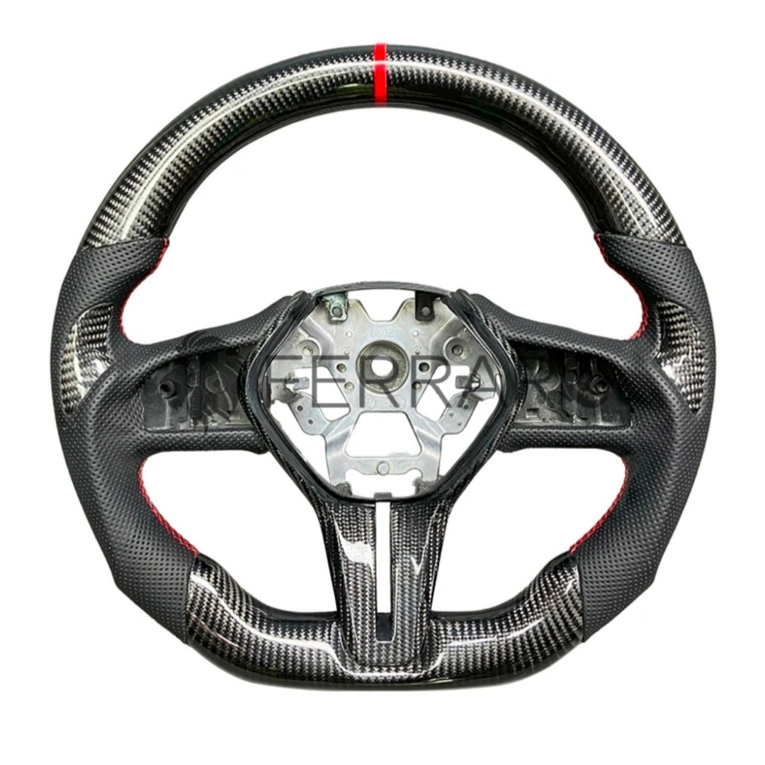 (PRENOTA) Volante Sportivo per Infiniti Q50L, QX50, QX60, QX55, Q50, Q60, Carbonio, Customizzato in Pelle