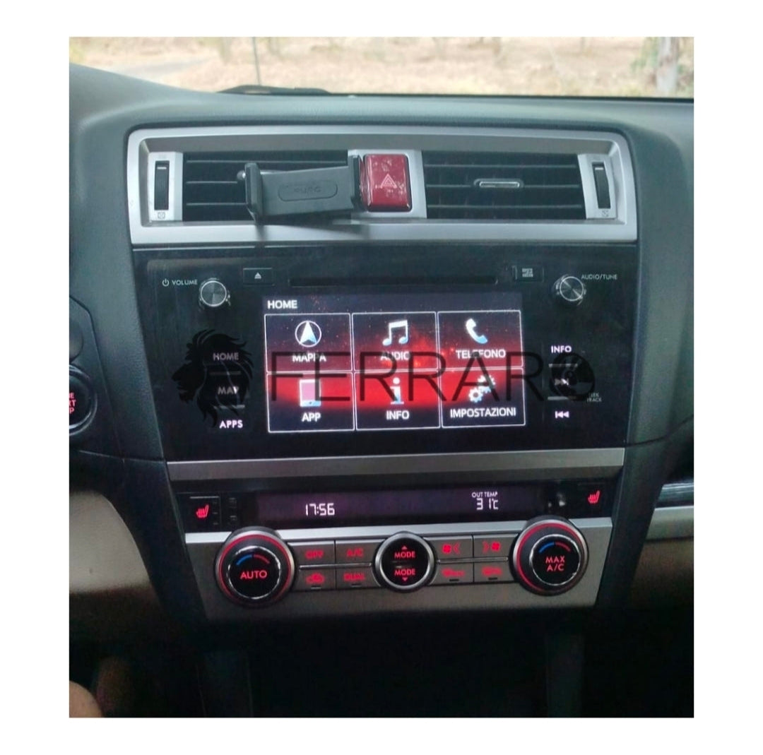 (PRENOTA) Kit Montaggio Autoradio 9"Pollici Subaru Outback Legacy (2015-2019), Mascherina, Cablaggio per Autoradio Android