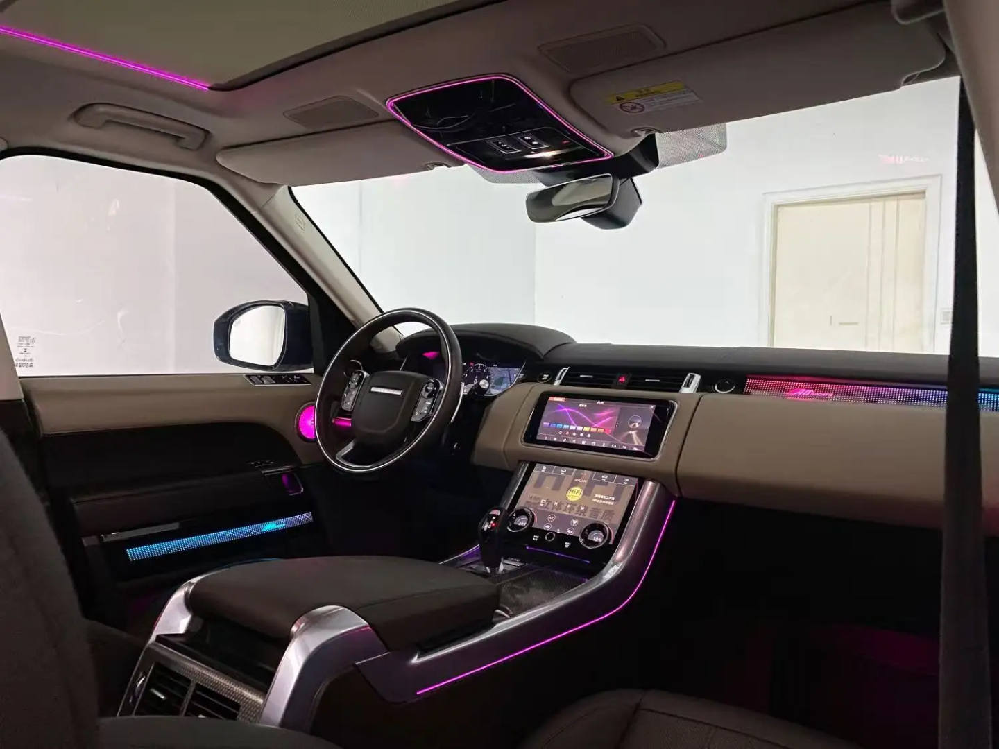 (PRENOTA) Ambient Light per Land Rover Range Rover Sport (2013-2022), 256 Colori, APP