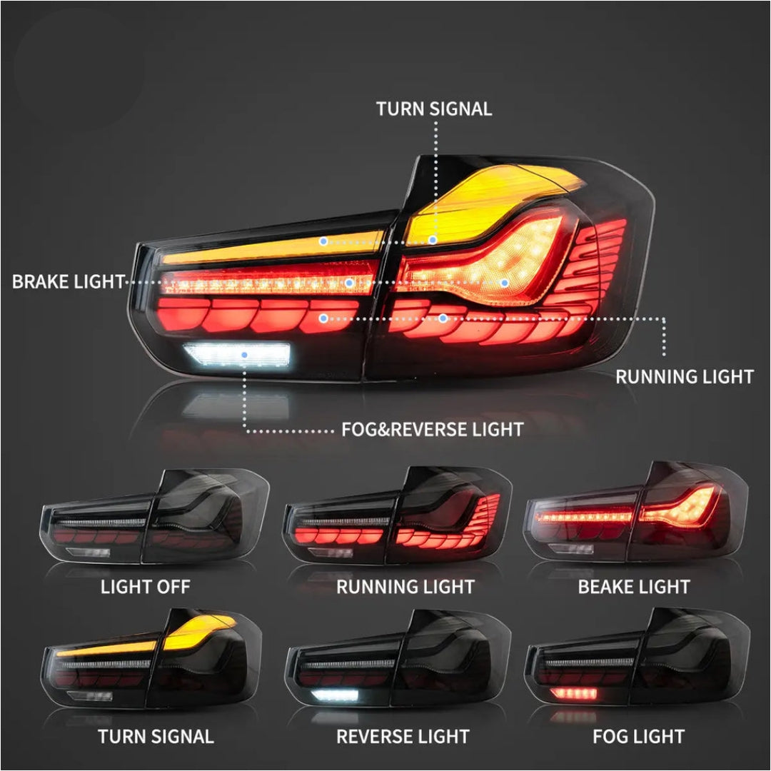 (PRENOTA) Fanali Posteriore Completo per BMW Serie 3 F30, F35, F80 (2012-2019) a LED