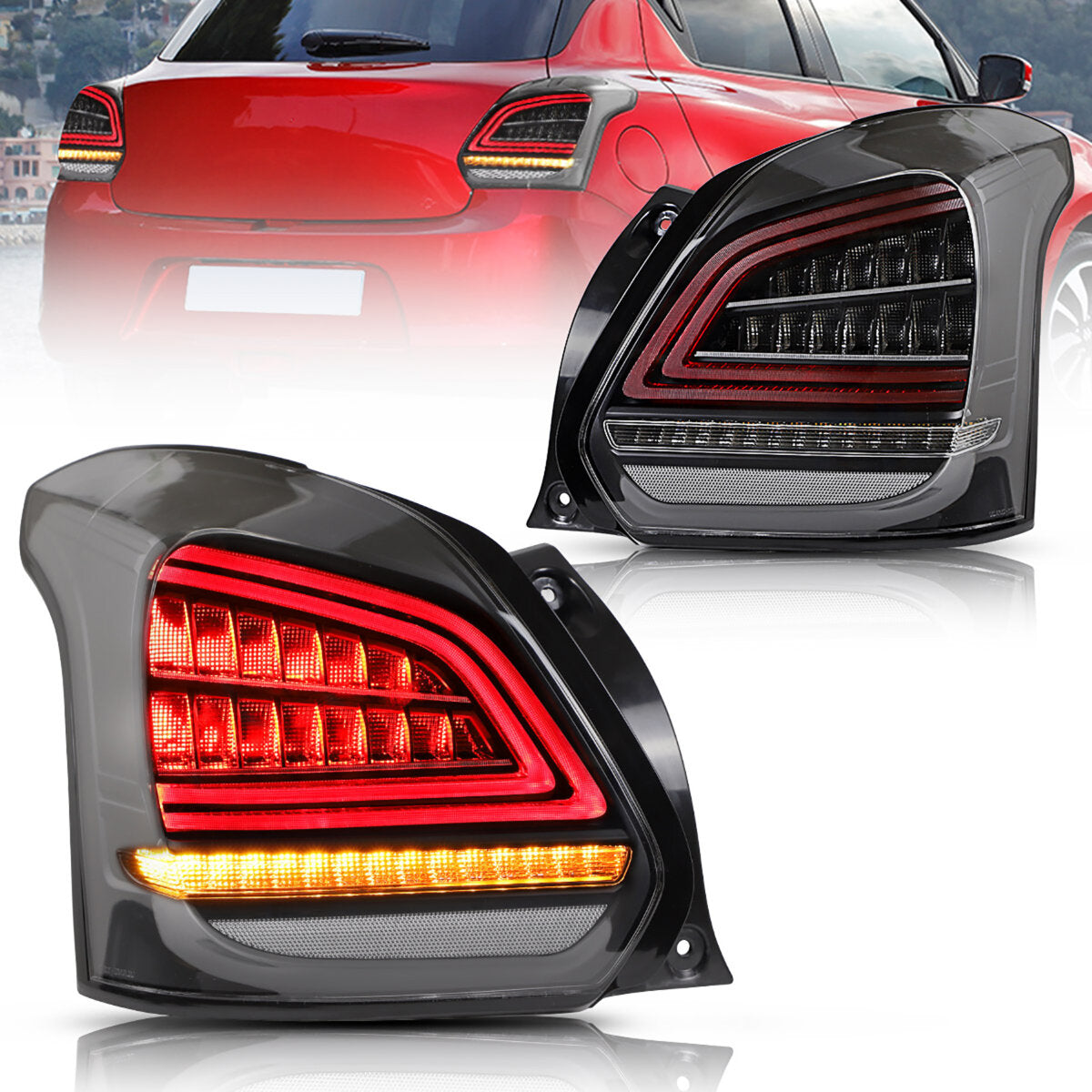 (PRENOTA) Fanali Posteriore Completo per Suzuki Swift (2017-2022) a LED