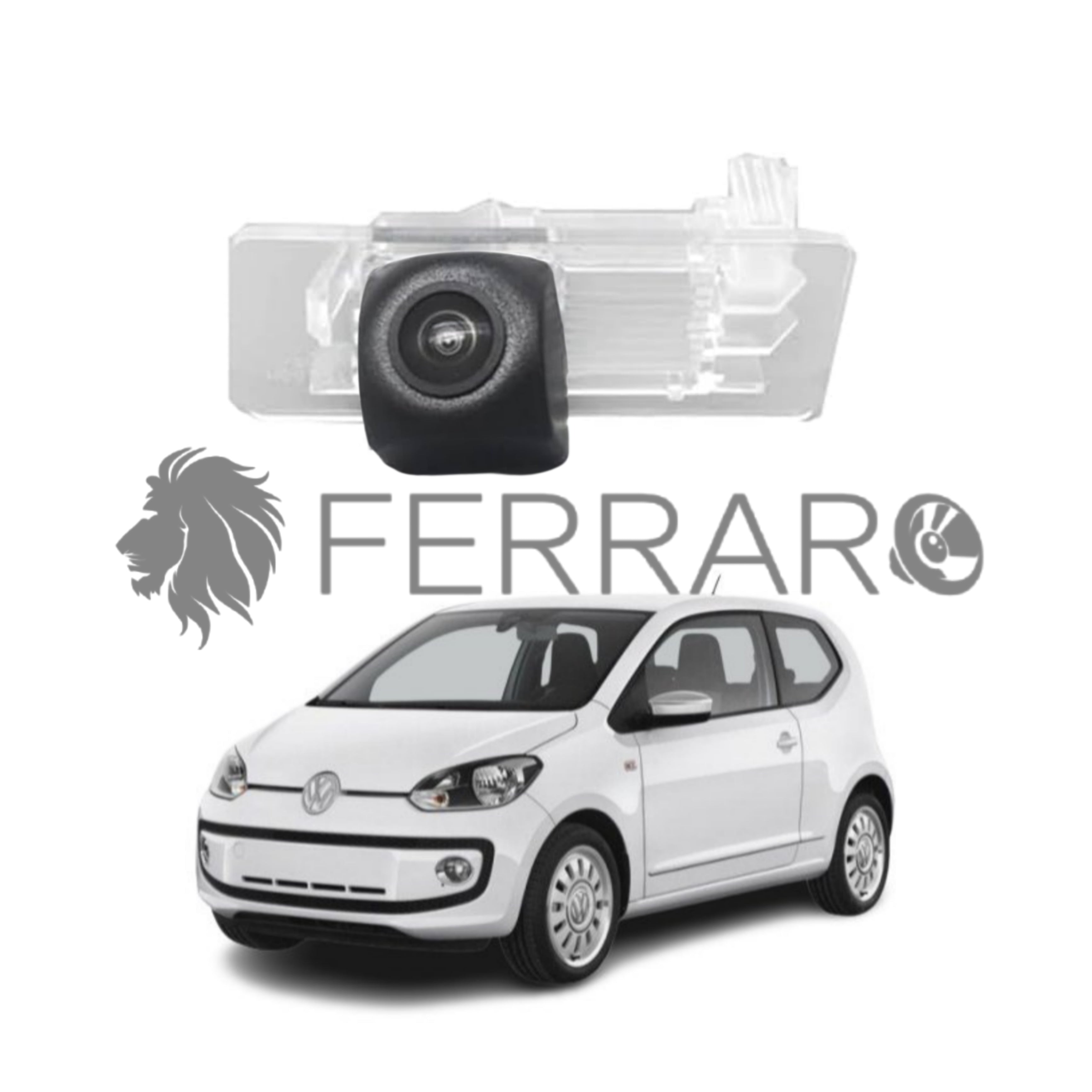 (PRENOTA) Telecamera Posteriore per Volkswagen UP (2011-2016), AHD 1920x1080, 170° Gradi