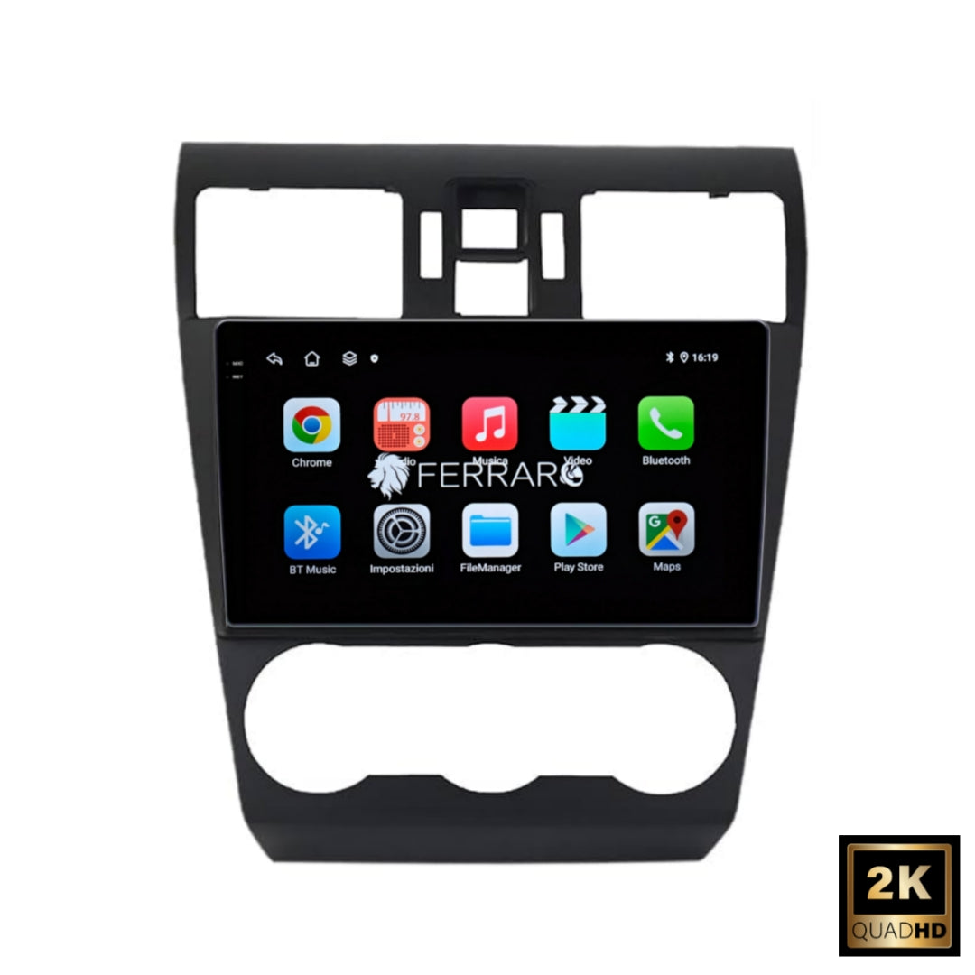 (PRENOTA) Autoradio per Subaru Forester 4, Impreza XV 9" 2K (2012-2019) Android, Bluetooth, CarPlay, Android Auto, 12/256GB Ram