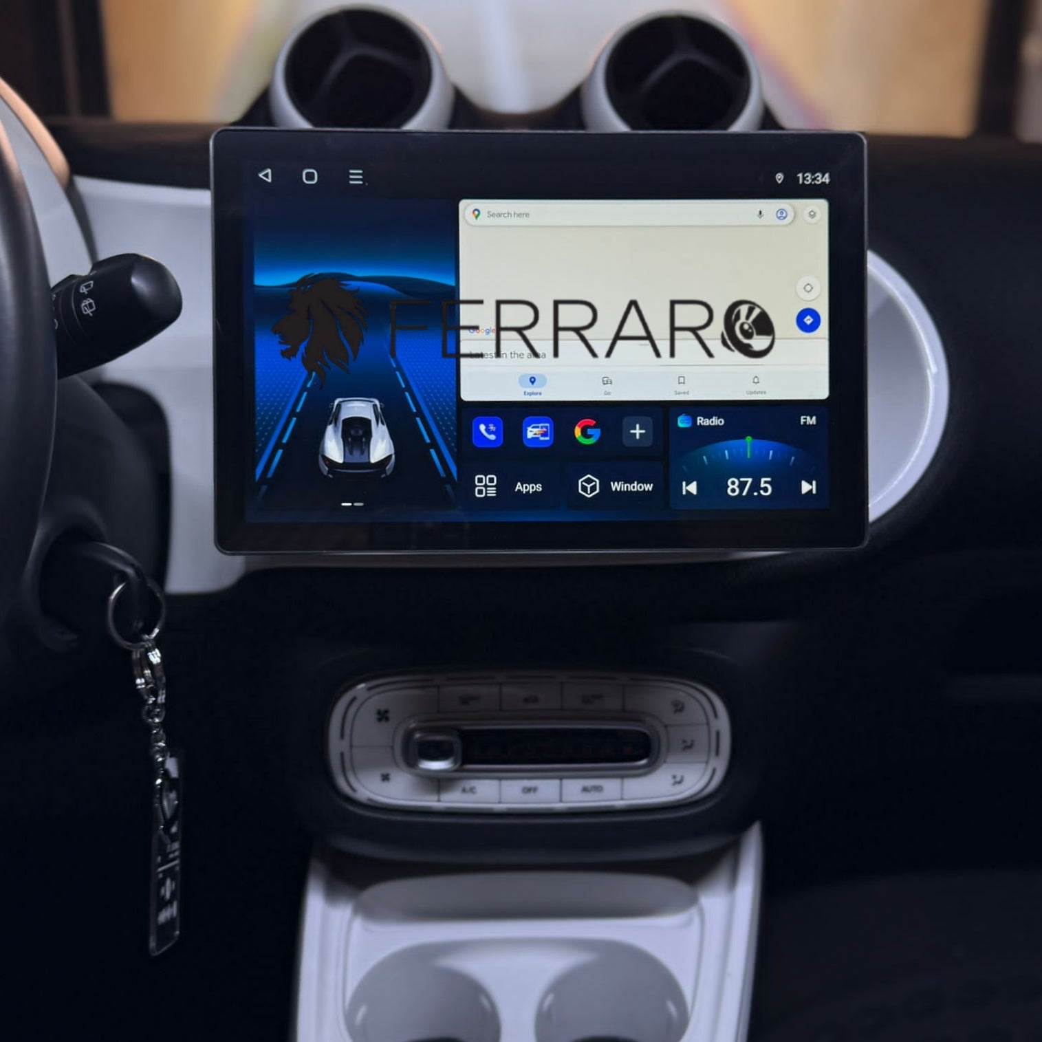 Autoradio per Smart 453 11.5" | 2014-2020 | Android | Bluetooth | CarPlay | Android Auto | 4/64GB Ram