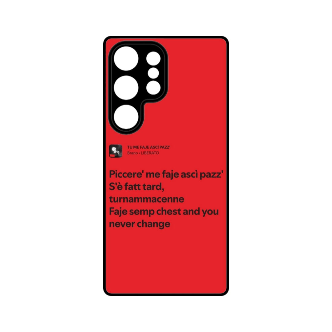 Cover Samsung, Frase Liberato