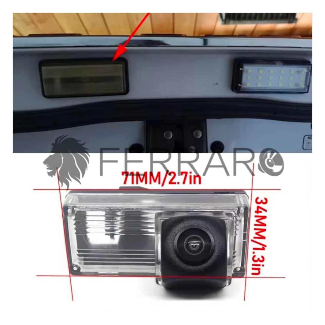 (PRENOTA) Telecamera Posteriore per Toyota Land Cruiser LC200 (2008-2014), AHD 1920x1080, 170° Gradi