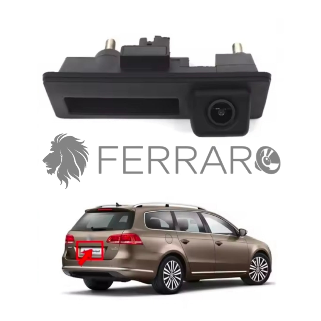 (PRENOTA) Telecamera Posteriore per Volkswagen Passat B6, B7 (2005-2014), AHD 1920x1080, 170° Gradi
