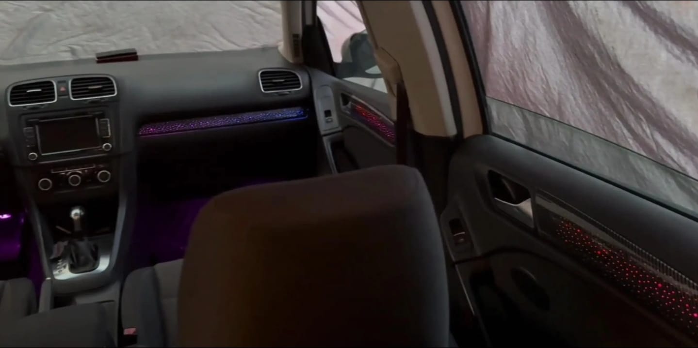 (PRENOTA) Ambient Light per Volkswagen Golf 6, VI (2008-2012), 256 Colori, APP