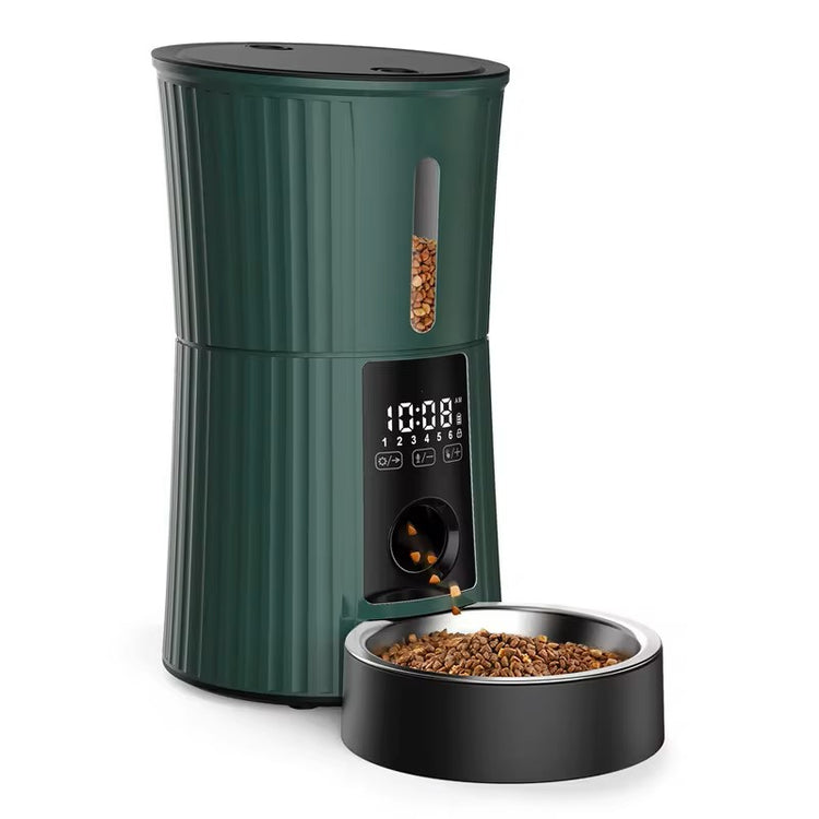 Sunny Pet Feed Color, Automatic, BIANCO, Distributore Automatico di Cibo 4L a singola ciotola, Acciaio-Inox.