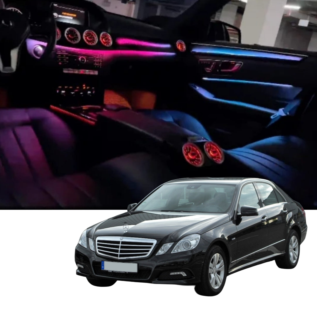 (PRENOTA) Ambient Light per Mercedes Benz Classe E W212, 256 Colori, APP
