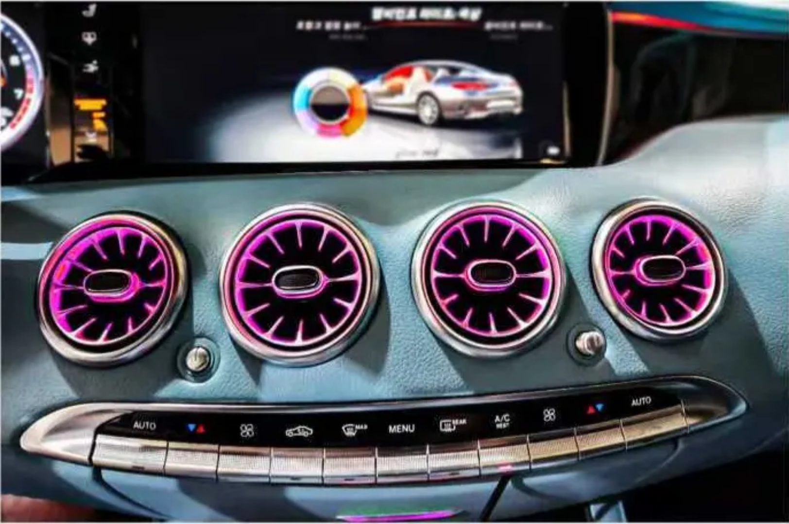 (PRENOTA) Ambient Light per Mercedes Classe S C217 (2014-2020), 256 Colori, APP