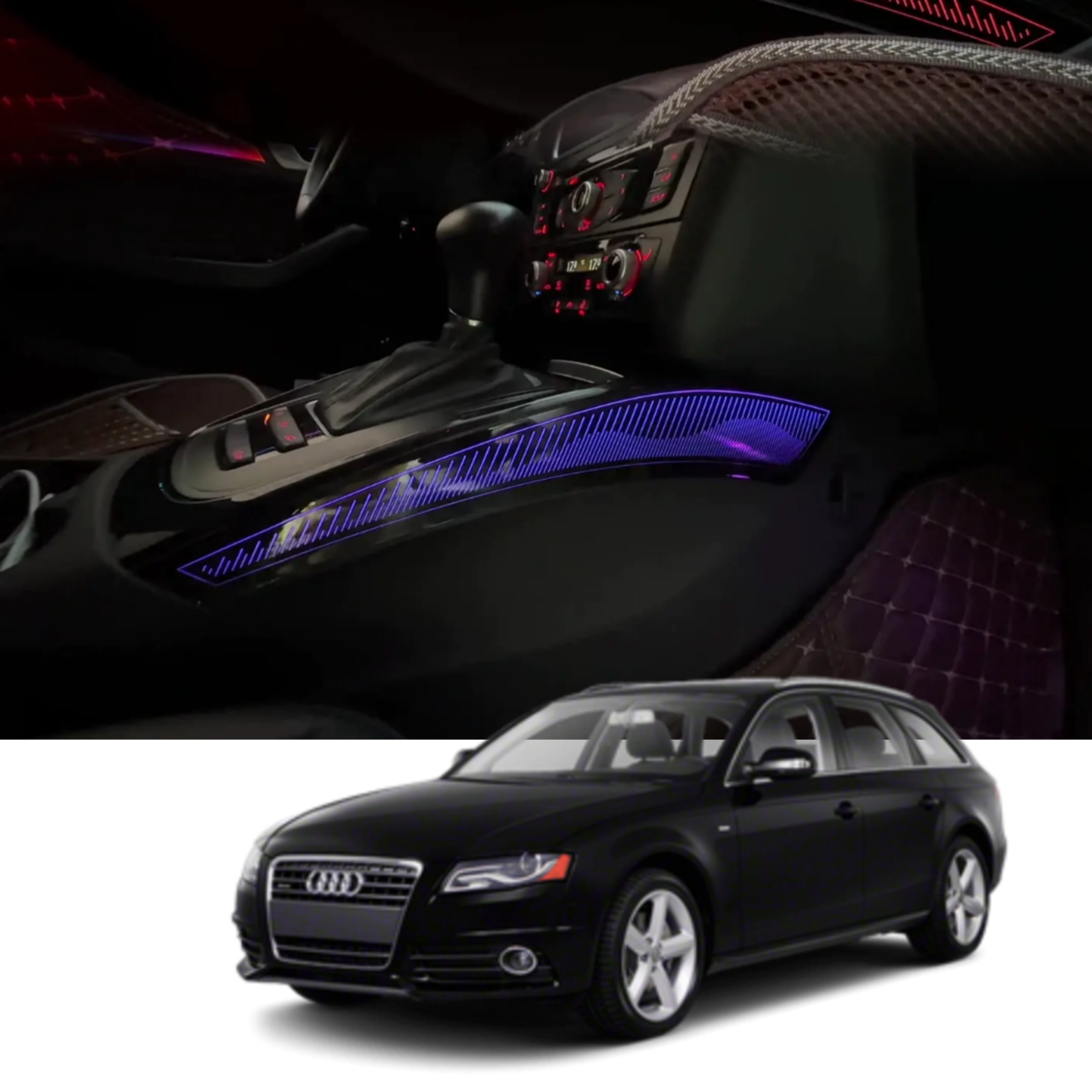 (PRENOTA) Ambient Light per Audi A4 B8, A5, Q8 (2007-2015), 256Colori, APP