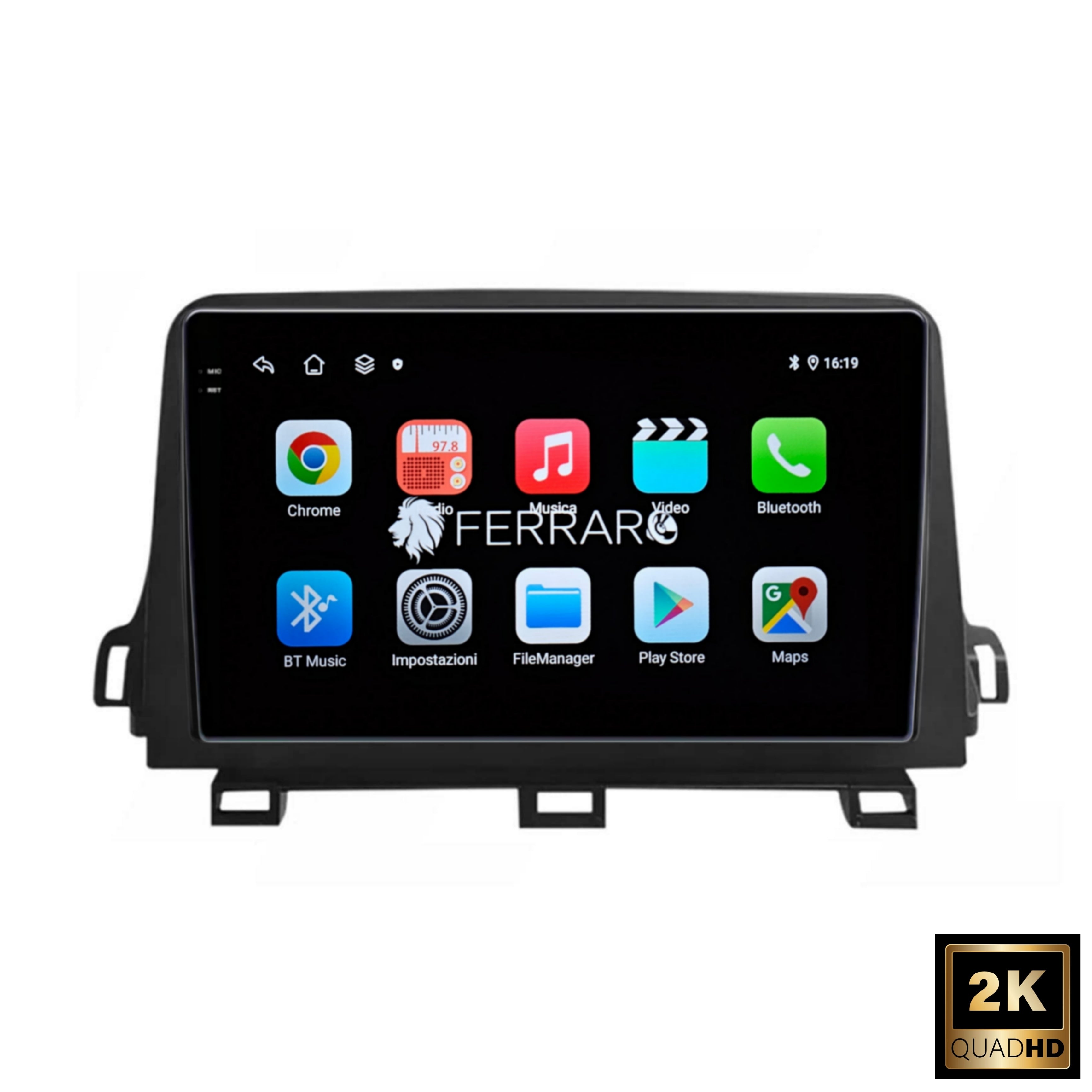 Autoradio per MG HS 10.1" 2K | 2020-2023 | Android | Bluetooth | CarPlay | Android Auto | 4/64GB Ram