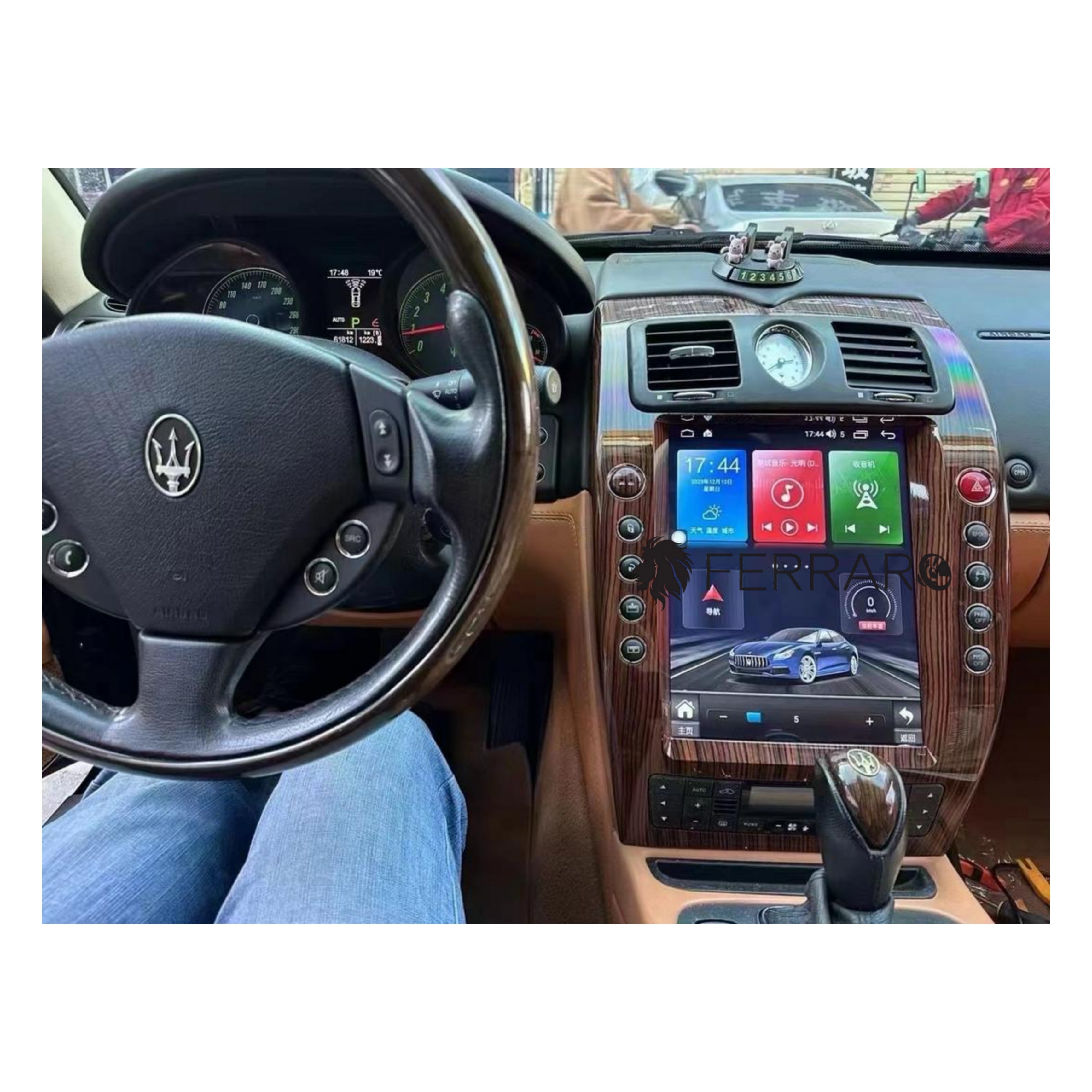 (PRENOTA) Autoradio per Maserati Quattro porte 12.1" (2004-2012) Android, Bluetooth, CarPlay, Android Auto, 4/64GB Ram