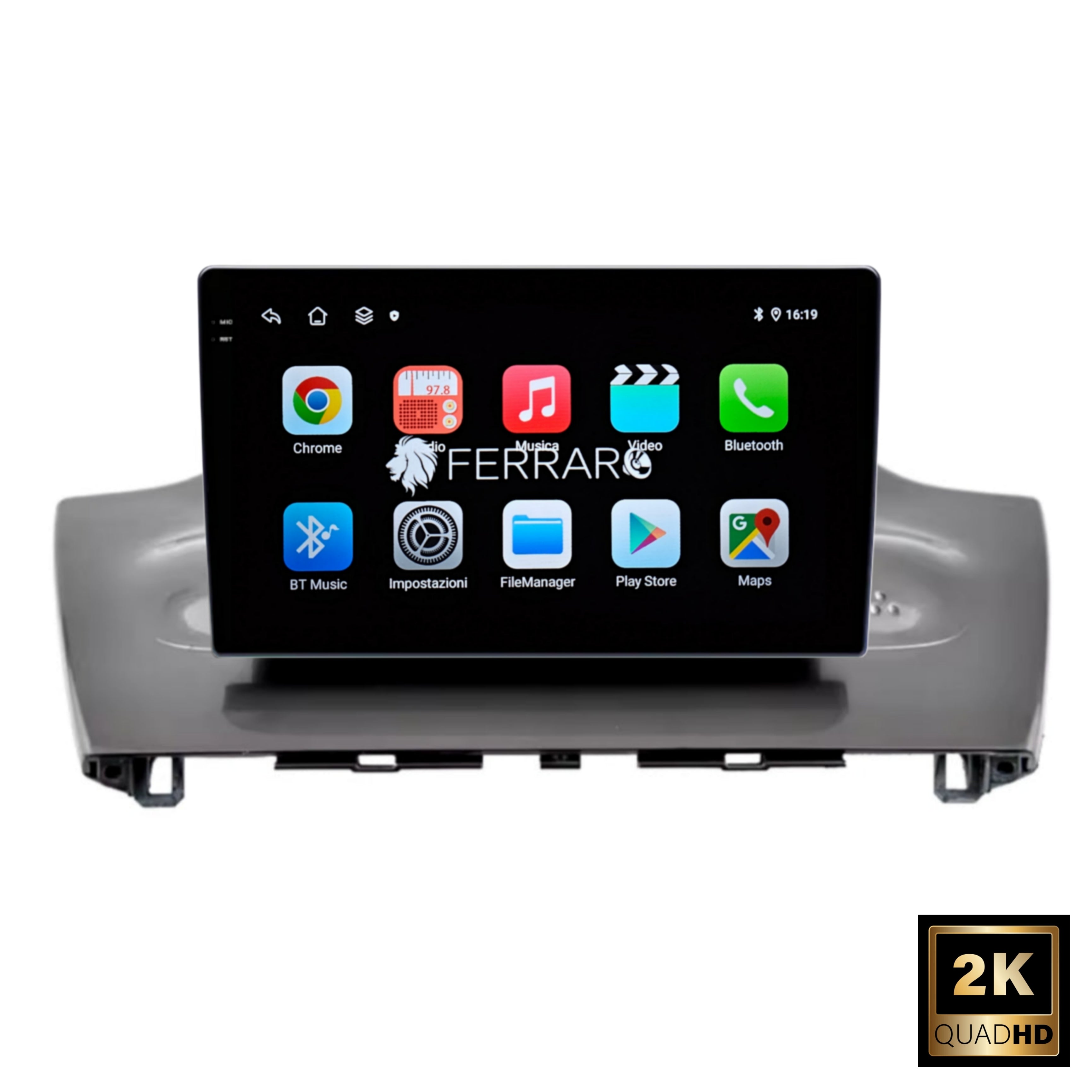 (PRENOTA) Autoradio per Toyota IQ, Scion IQ 9" 2K (2008-2015) Android, Bluetooth, CarPlay, Android Auto, 12/256GB Ram
