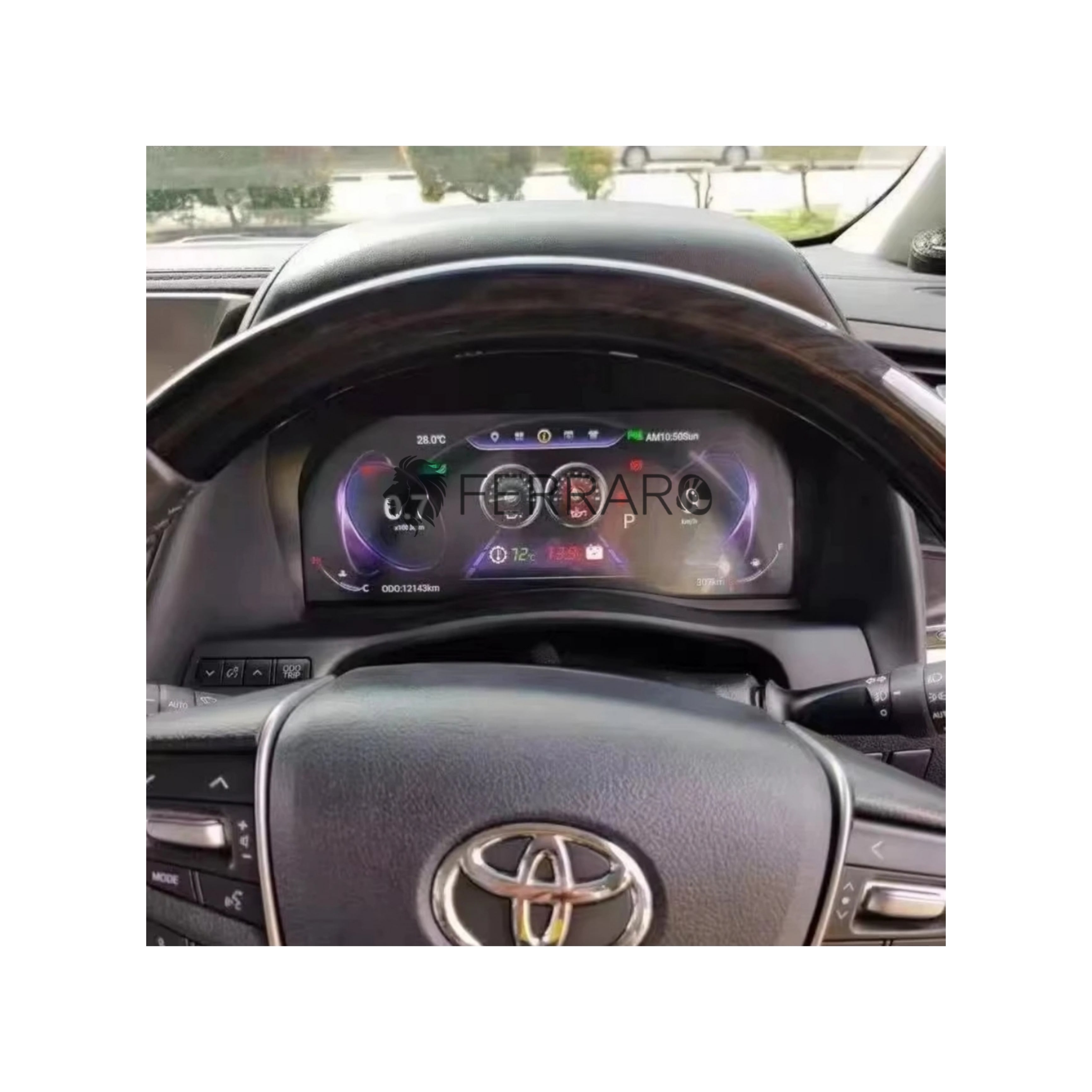(PRENOTA) Virtual Cockpit 12.3" per Toyota Aplhard (2015-2023), HD Ultra, CarPlay e Android Auto