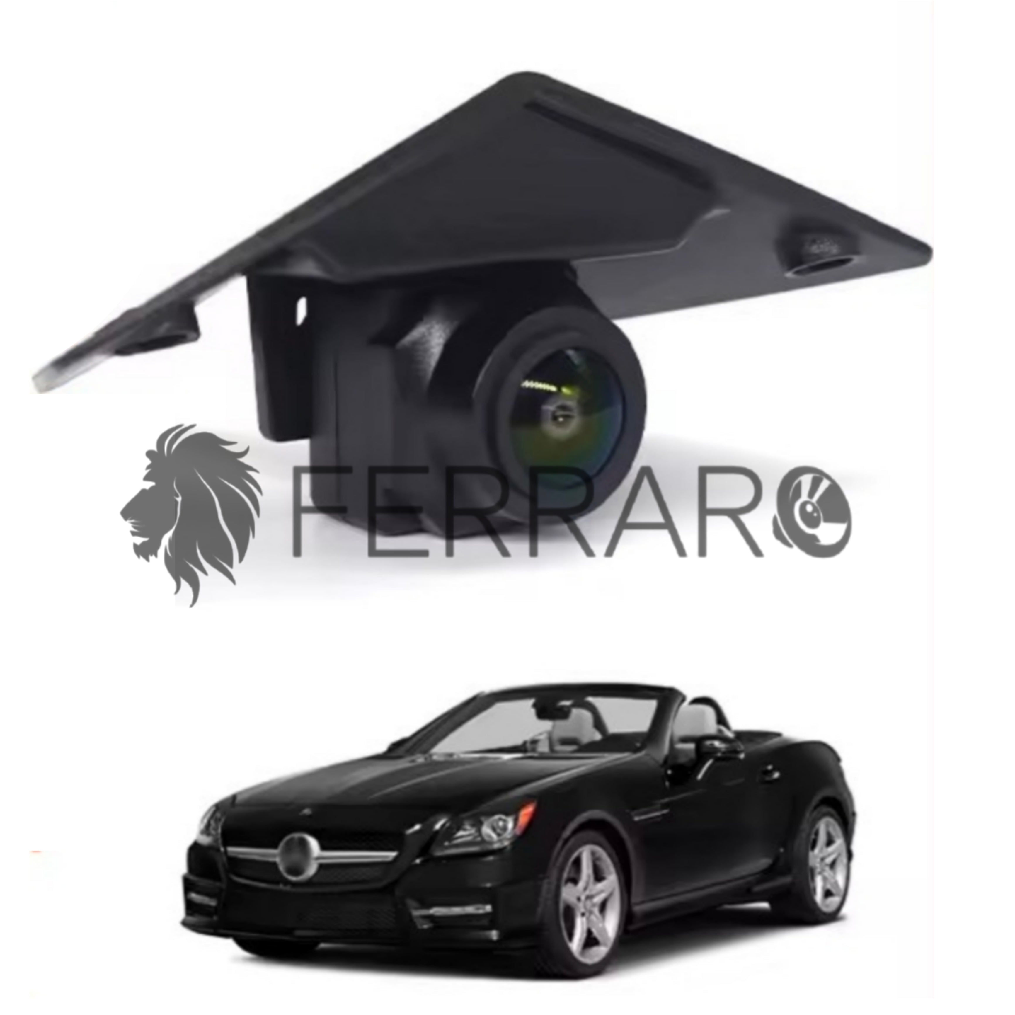 (PRENOTA) Telecamera Frontale per Mercedes Sprinter, ML, SLK, Vito (Compatibilità in Descrizione), AHD, 1920x1080, 170° Gradi