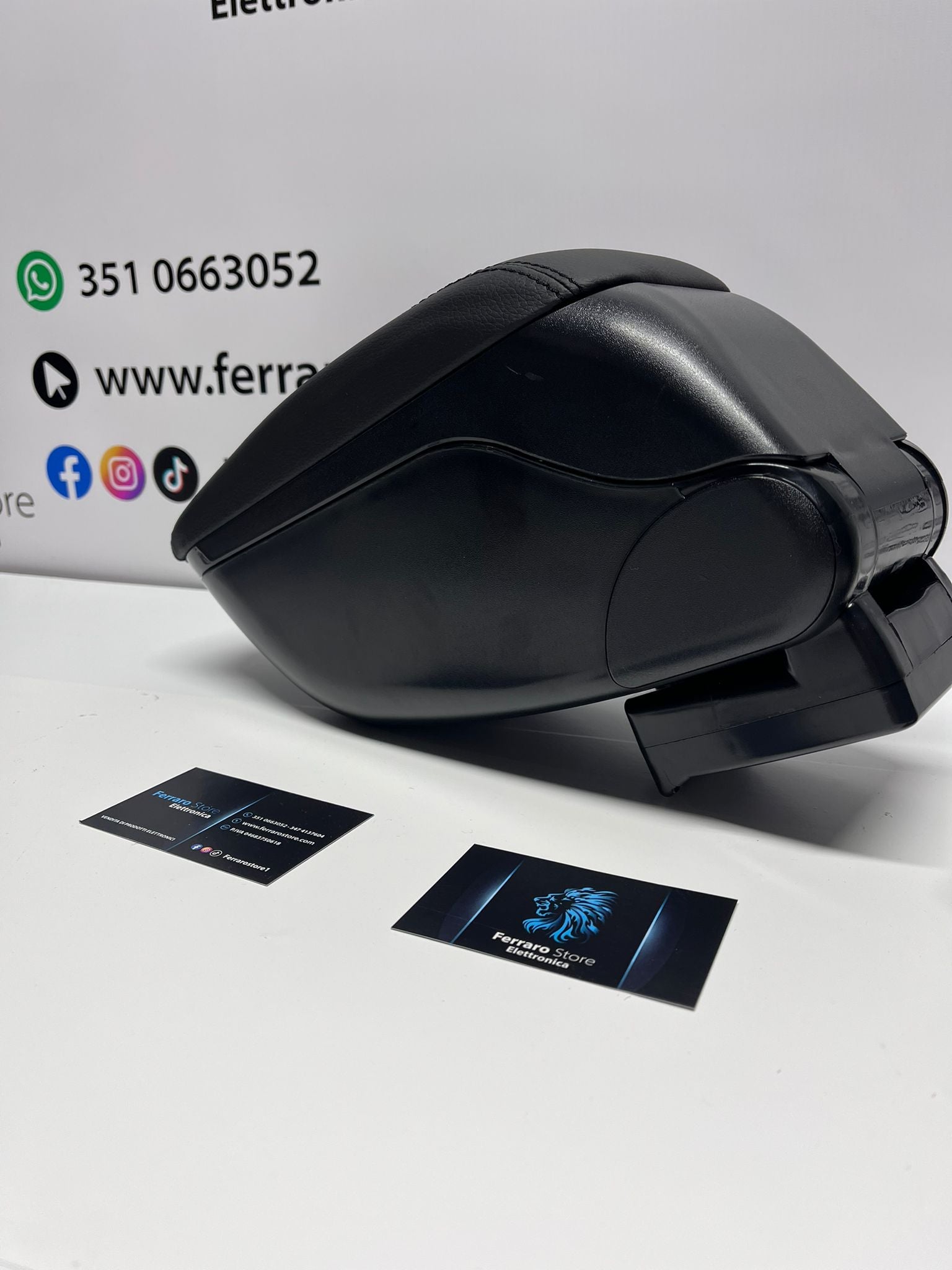 Universal Armrest - For Car, Armrest, High Quality, Leather, Storage
