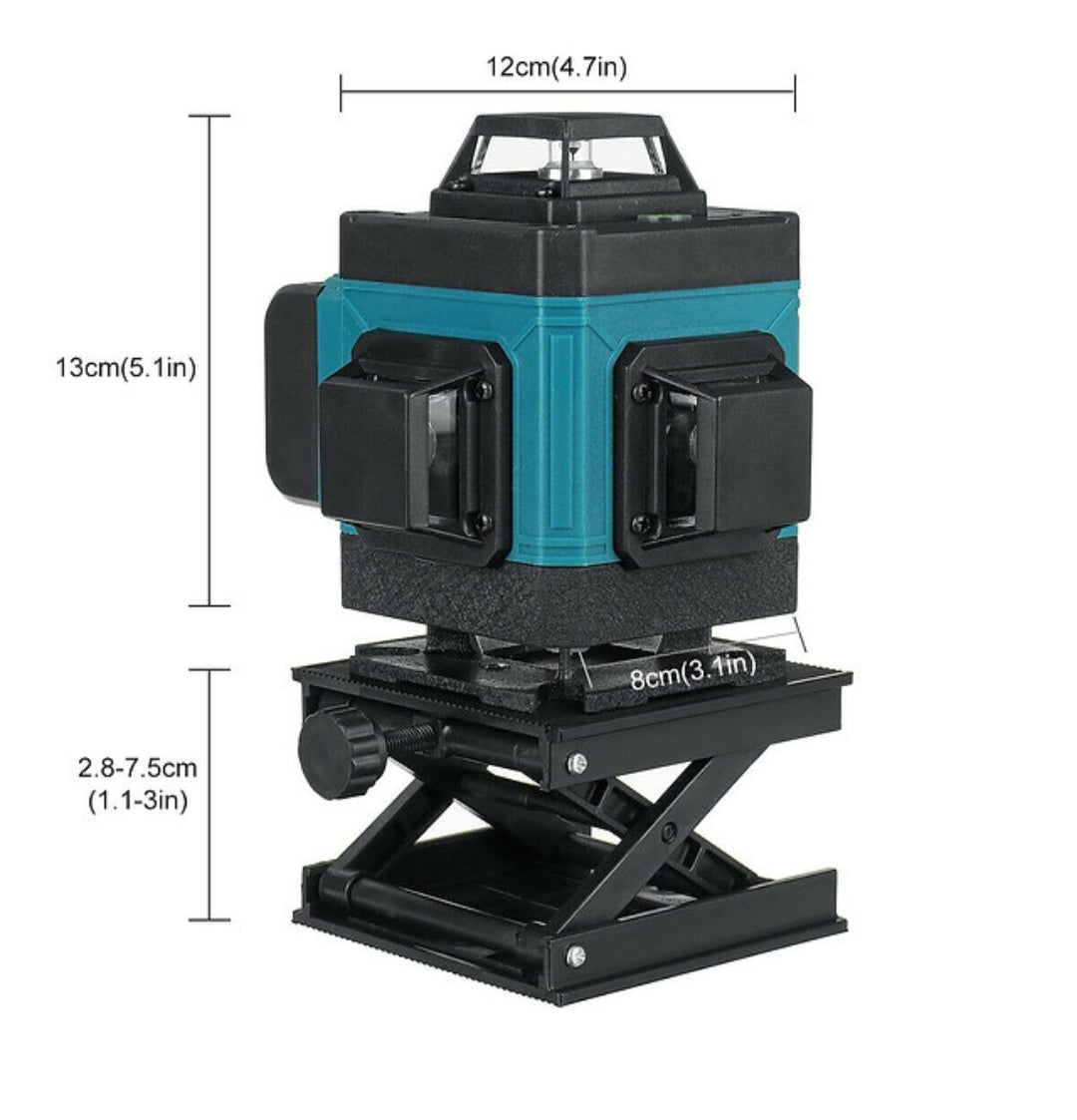 Livella Laser 16 Linee, Autolivellante 4D 360º, Con Telecomando