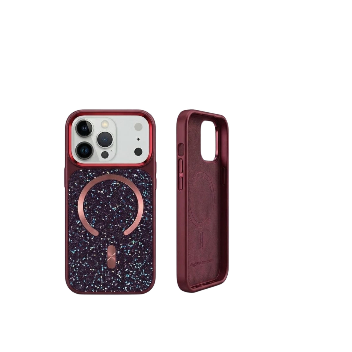 Custodia Magnetica,  Glitter Shimmer, Per Iphone 18/Pro Max