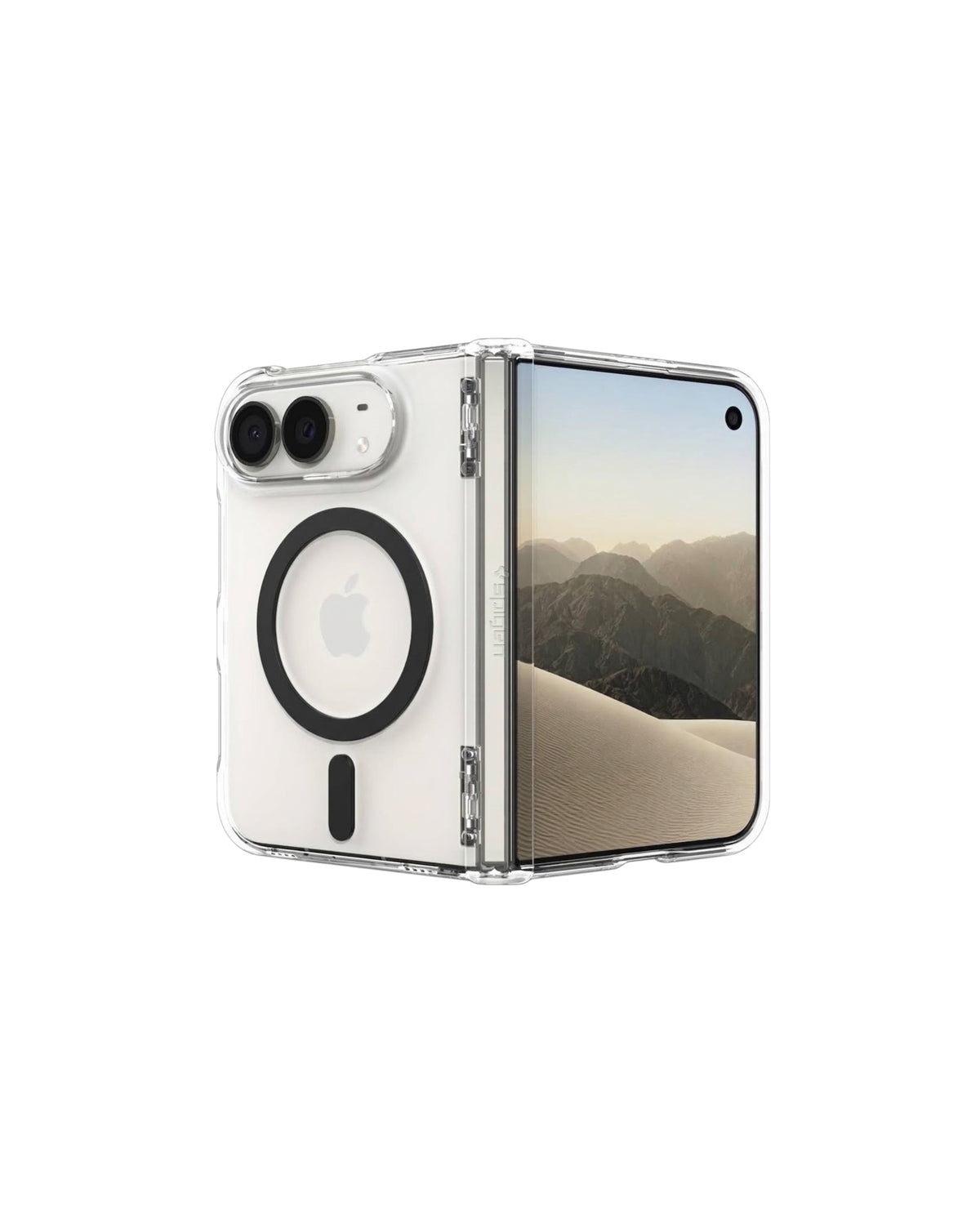 Custodia Magnetica, Trasparente, Con Kickstand Integrato, per iPhone 18 Fold