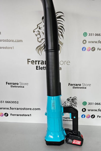 Soffiatore, Doppia Batteria 21v,  7 Modalitá Diverse