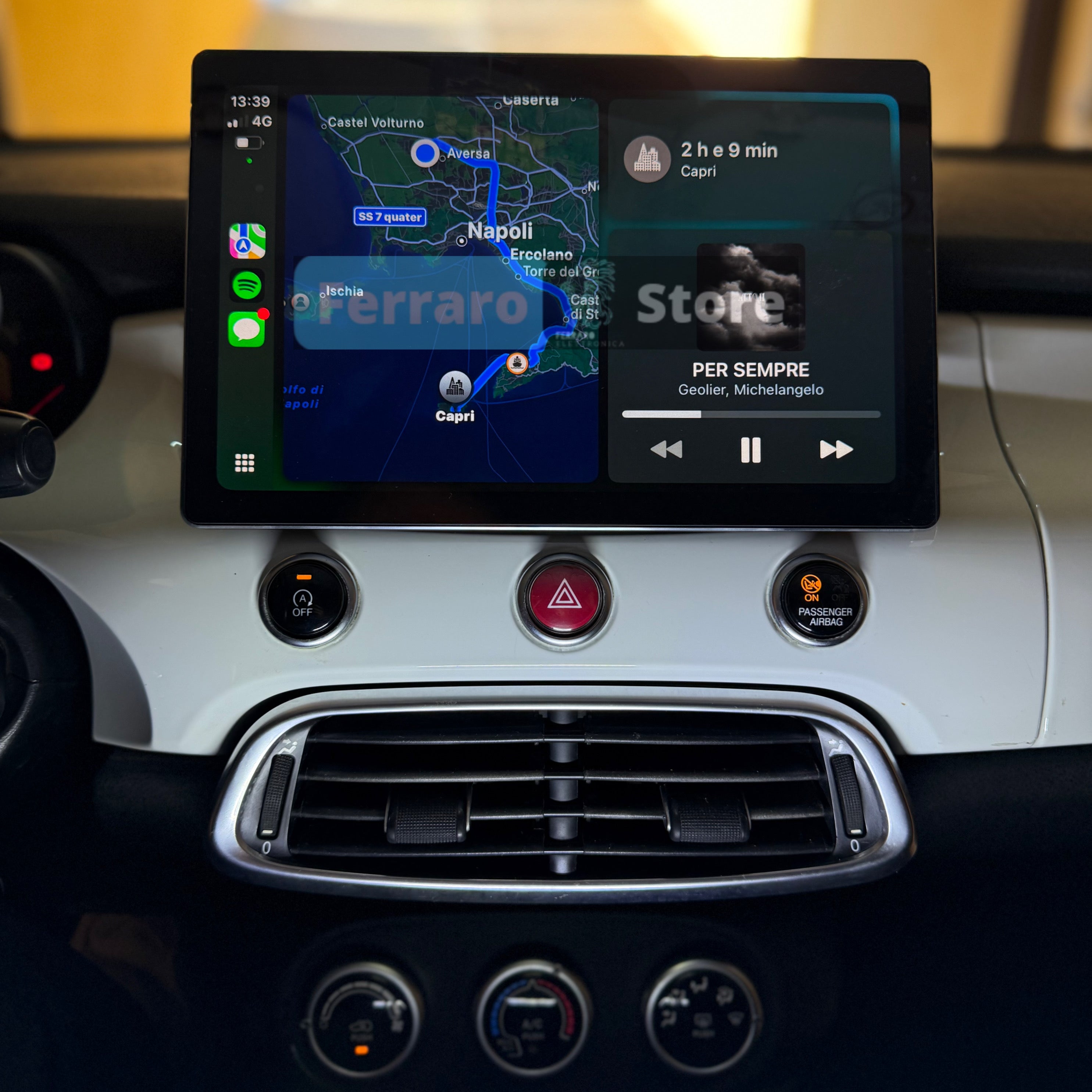 Autoradio per Fiat 500x 11.5" | 2014-2022 | Android | Bluetooth | CarPlay | Android Auto | 4/64GB Ram