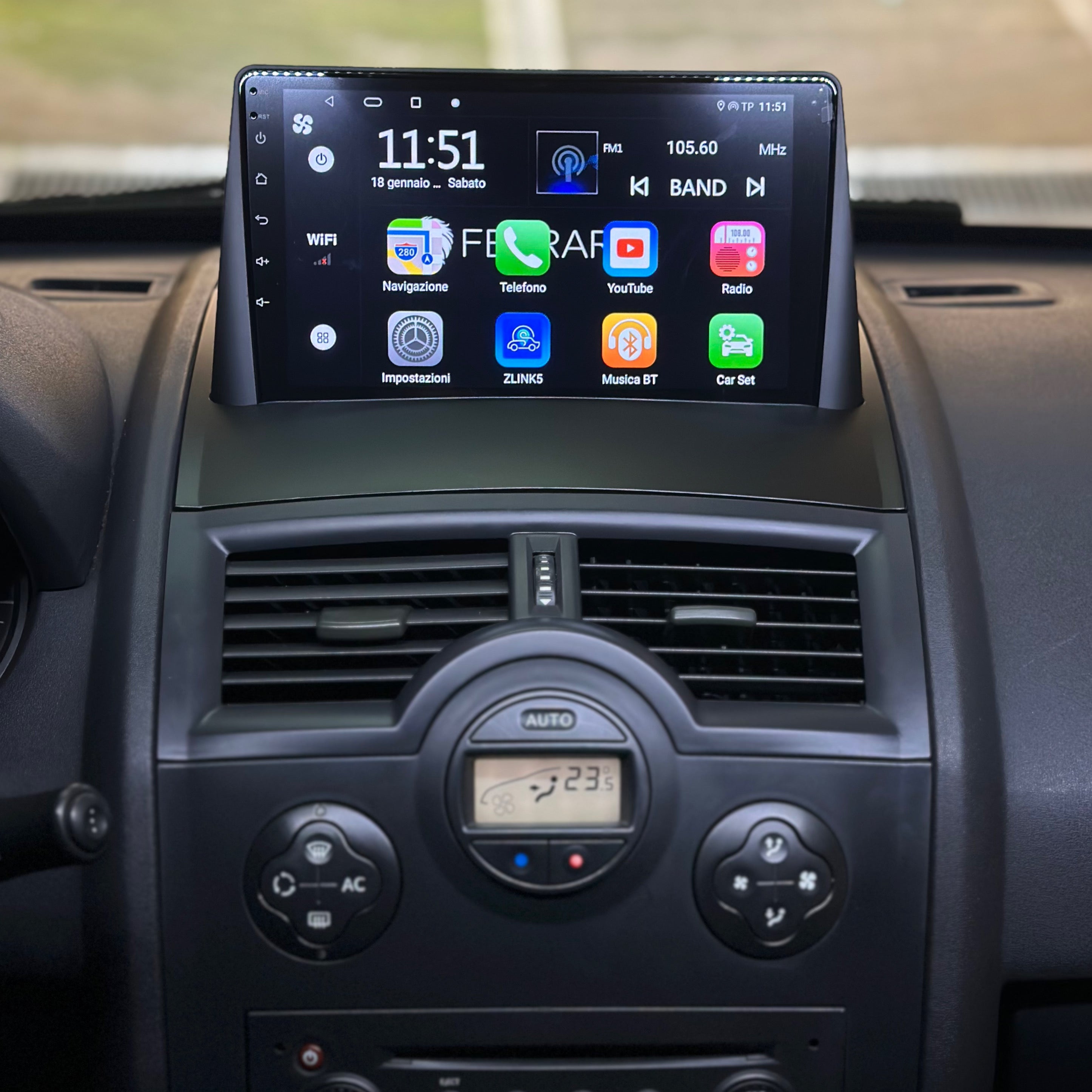 Autoradio per Renault Megane 2 9" (2002-2010) Android, Bluetooth, CarPlay, Android Auto, 2GB/4GB/6GB/8GB Ram