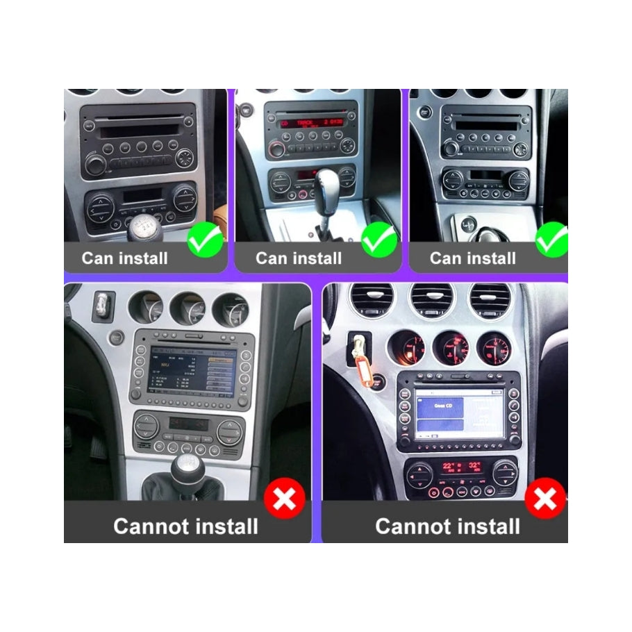 Autoradio per Alfa Romeo 159 6.9", No Navi. Di Serie (2005-2011) Android, CarPlay, Android Auto, 2/32GB