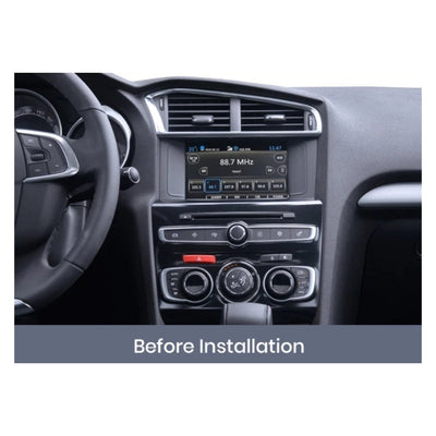 Kit Montaggio Autoradio 10.1"Pollici per Citroen C4 B7, DS4 (2011-2016) Mascherina, Cablaggio Autoradio Android