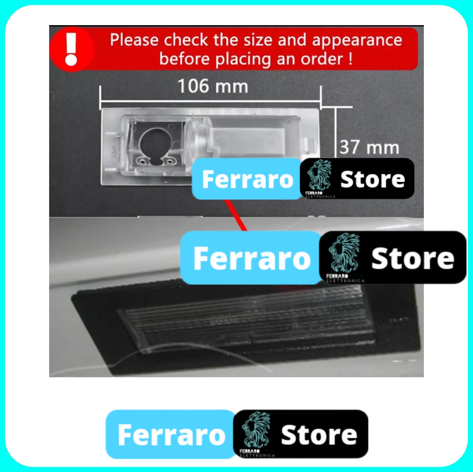 (PRENOTA) Telecamera Posteriore per Fiat Tipo/Egea  (Dal 2015 in Poi) AHD 1920x1080 | 170° Gradi