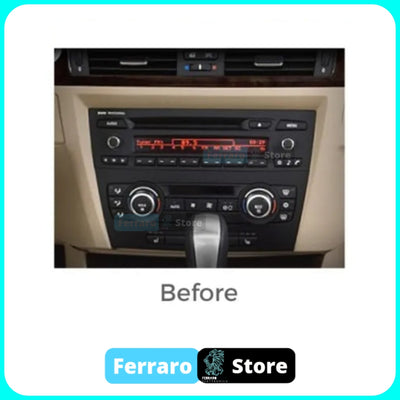 Kit Montaggio Autoradio 9"Pollici BMW Serie 3, E90-E91-E92-E93 (Dal 2005+) Mascherina, Cablaggio Autoradio Android