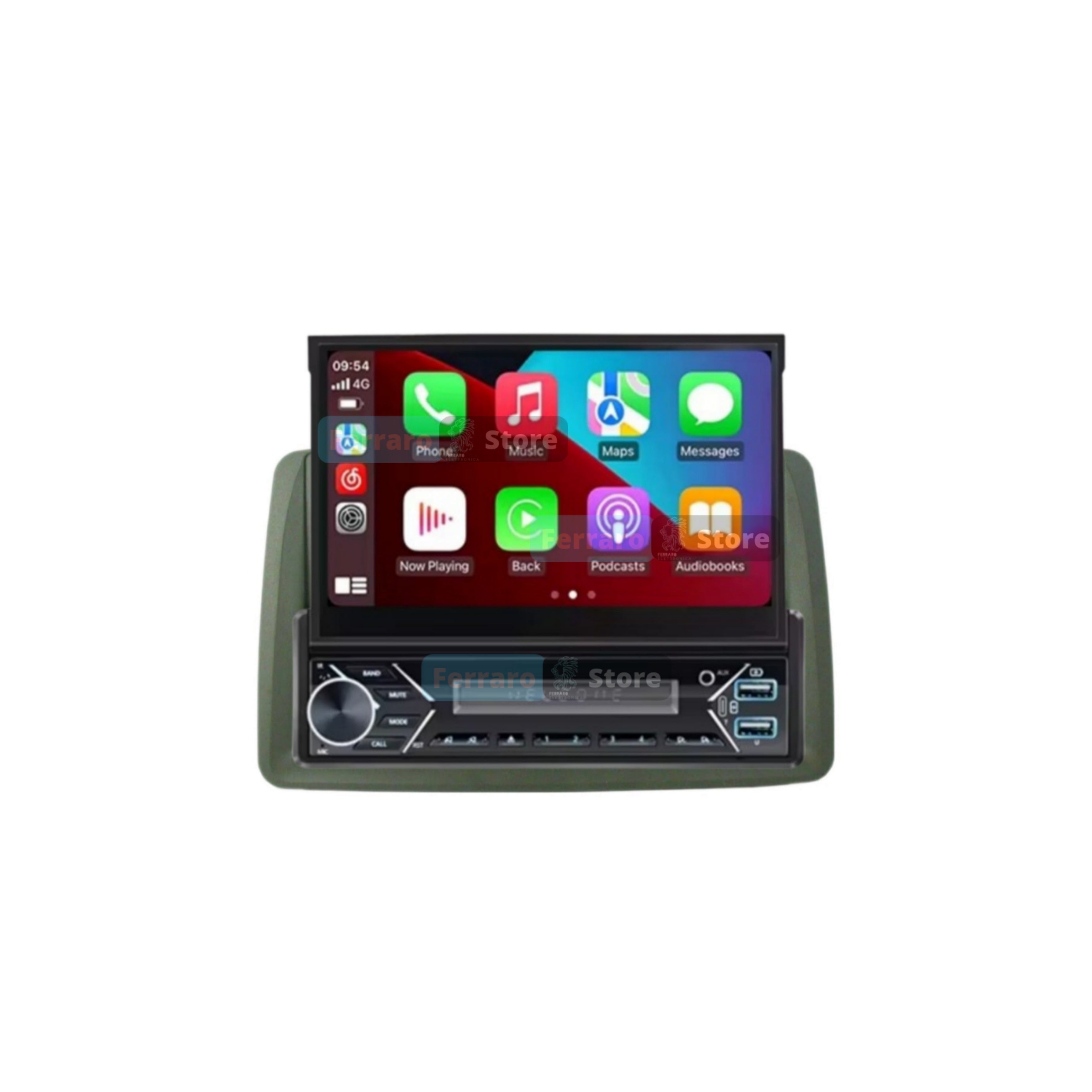 Autoradio per Fiat Panda 2a Serie 7" (2003-2013) Android, Bluetooth, Motorizzato, CarPlay, Android Auto, 2/32GB Ram