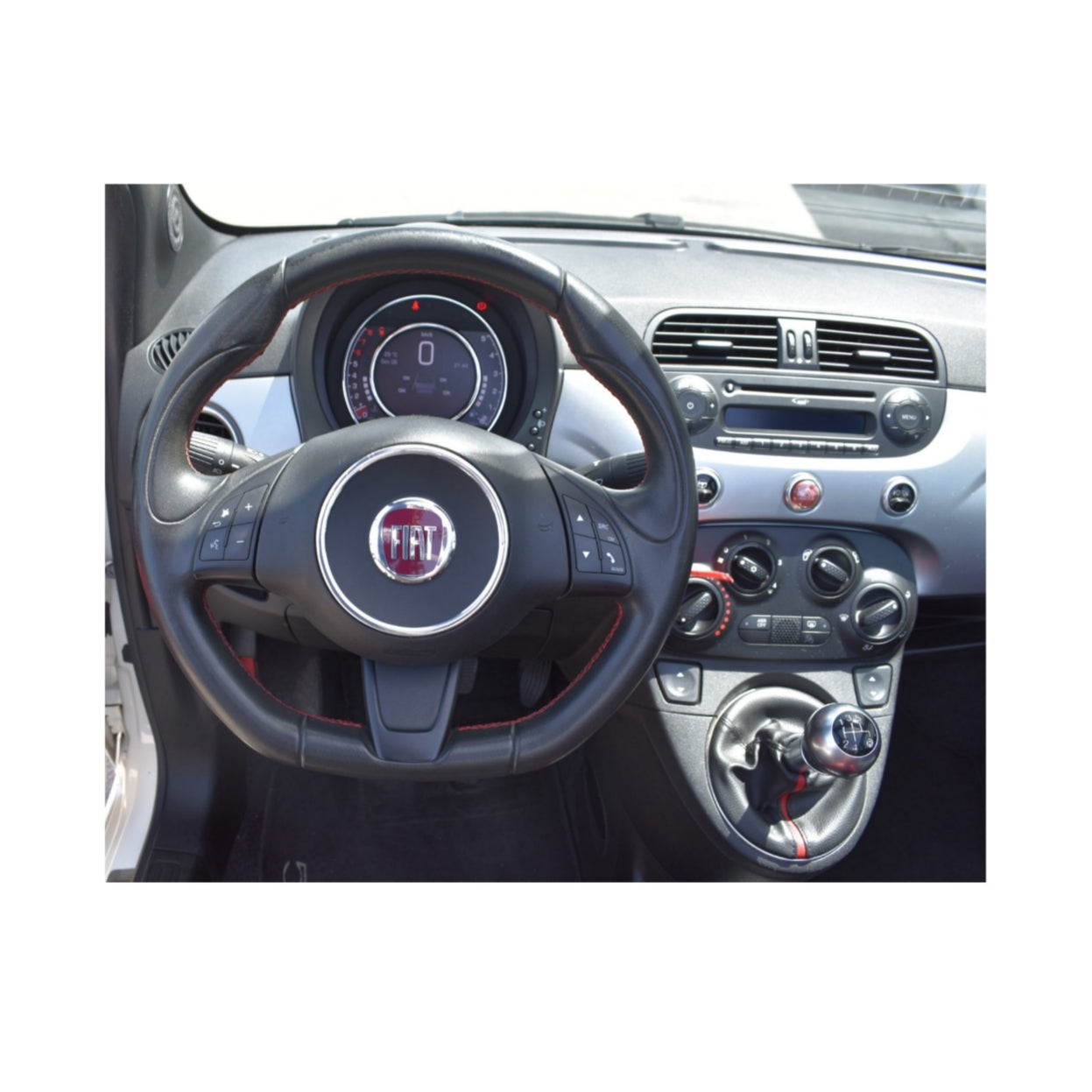 Autoradio per Fiat 500s 6.9" (2007-2014) Android, Bluetooth, CarPlay, Android Auto, 2/32GB Ram