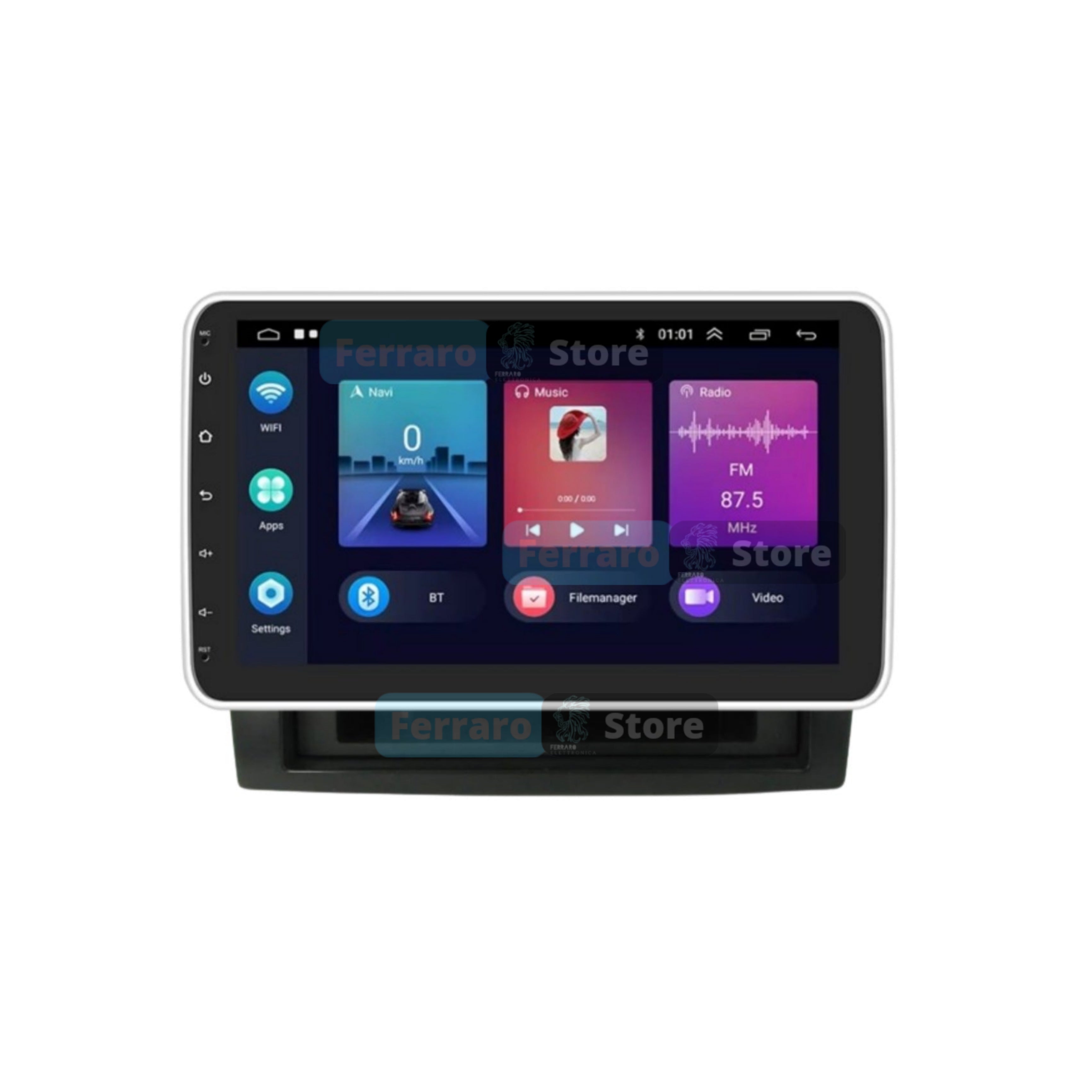 Autoradio per Fiat Bravo 10" | 2007-2014 | Android | Bluetooth | CarPlay | Android Auto | 2GB/6GB/8GB Ram