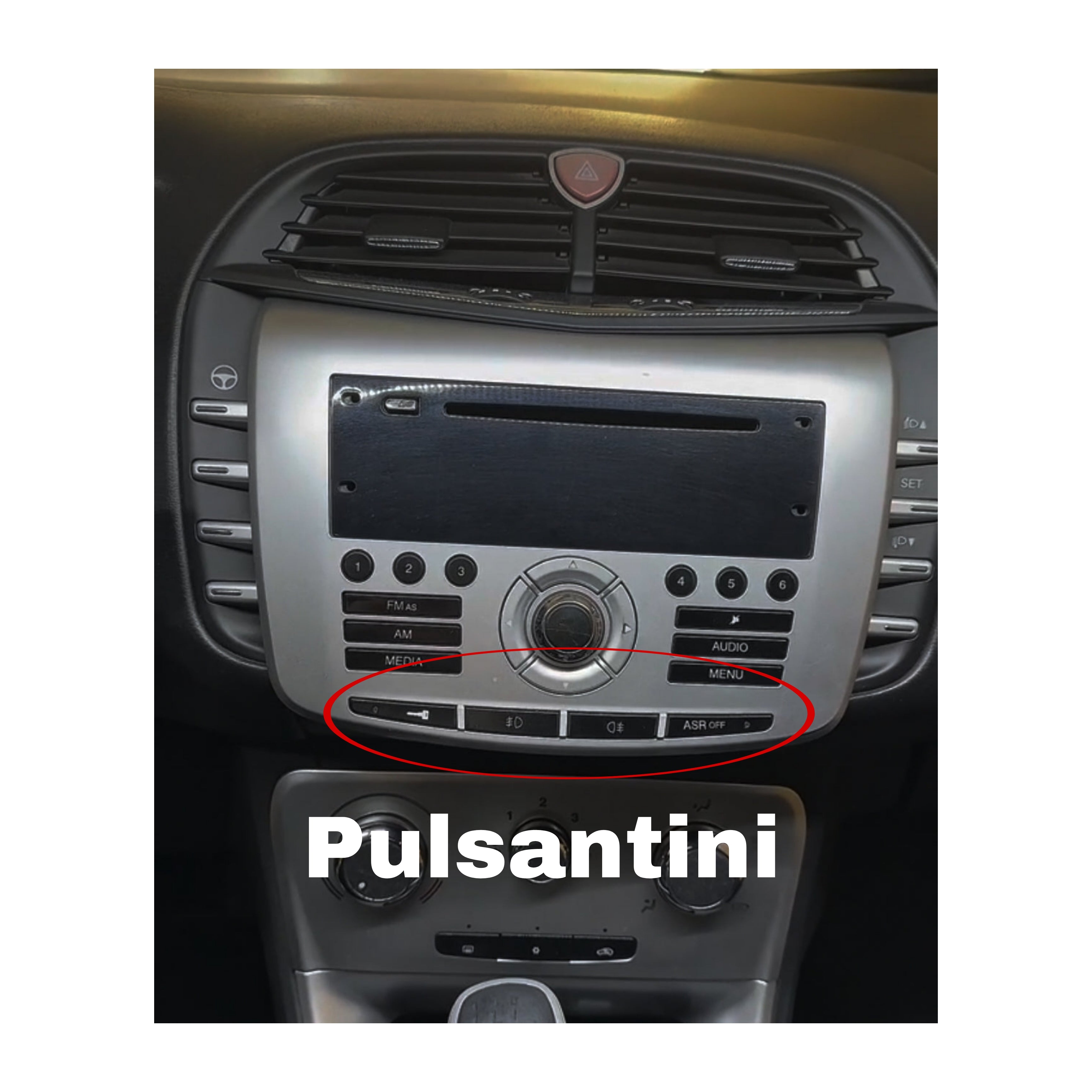 Autoradio per Lancia Delta 10" | 2008-2014 | Android | Bluetooth | CarPlay | Android Auto | 2GB/6GB/8GB Ram
